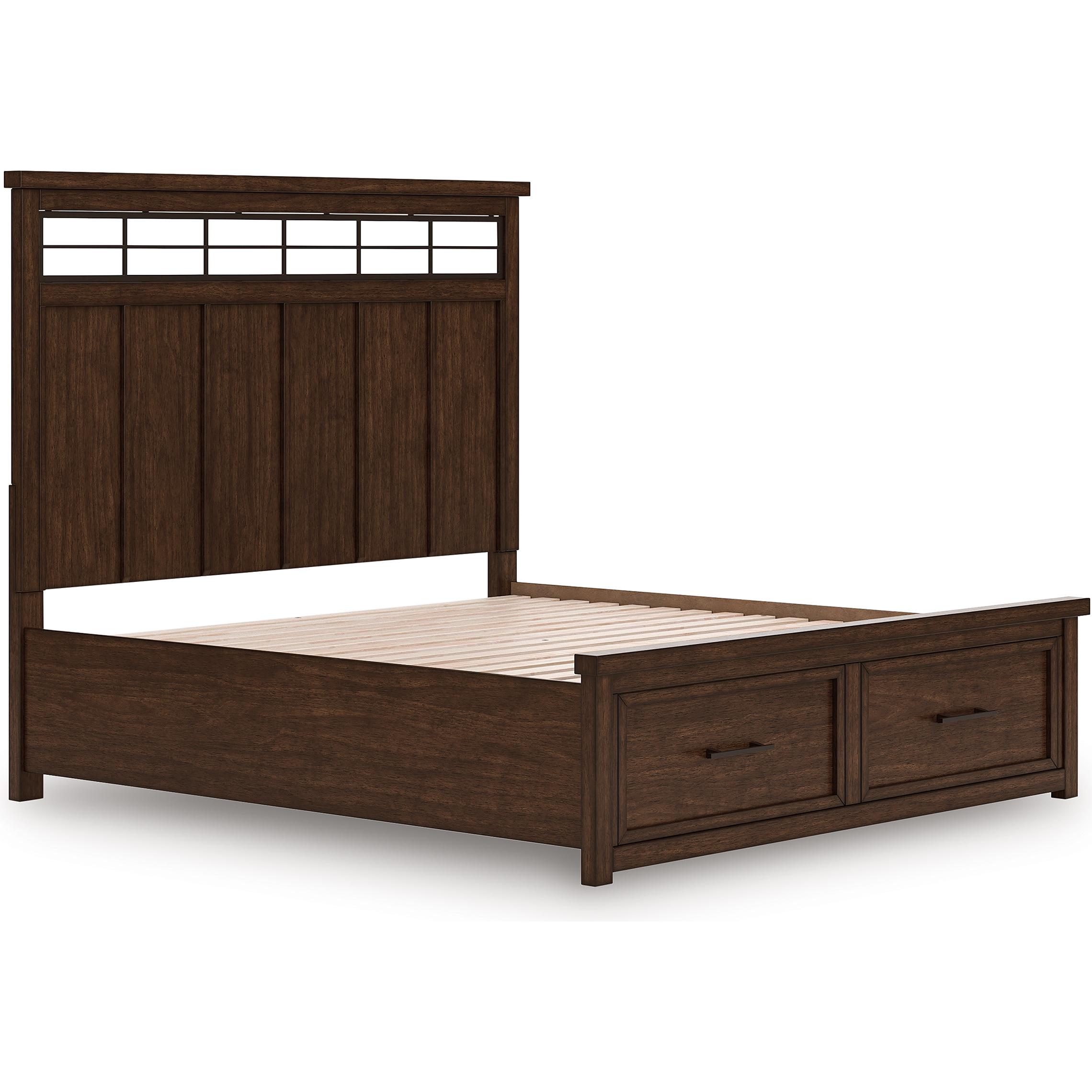 Signature Design by Ashley Taffenbrook B849B4 King Panel Storage Bed IMAGE 3