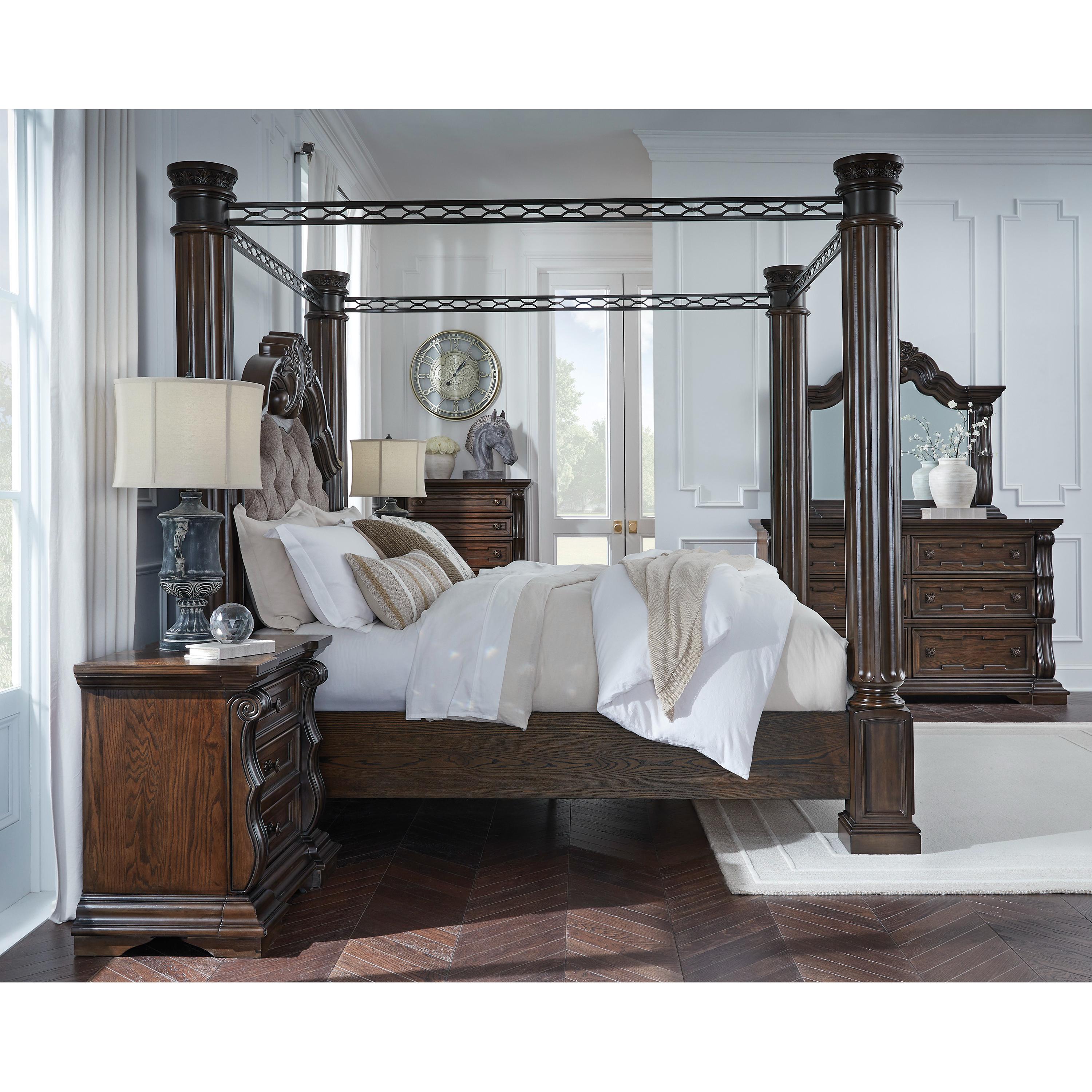 Signature Design by Ashley Maylee B947B10 King Canopy Bed IMAGE 11