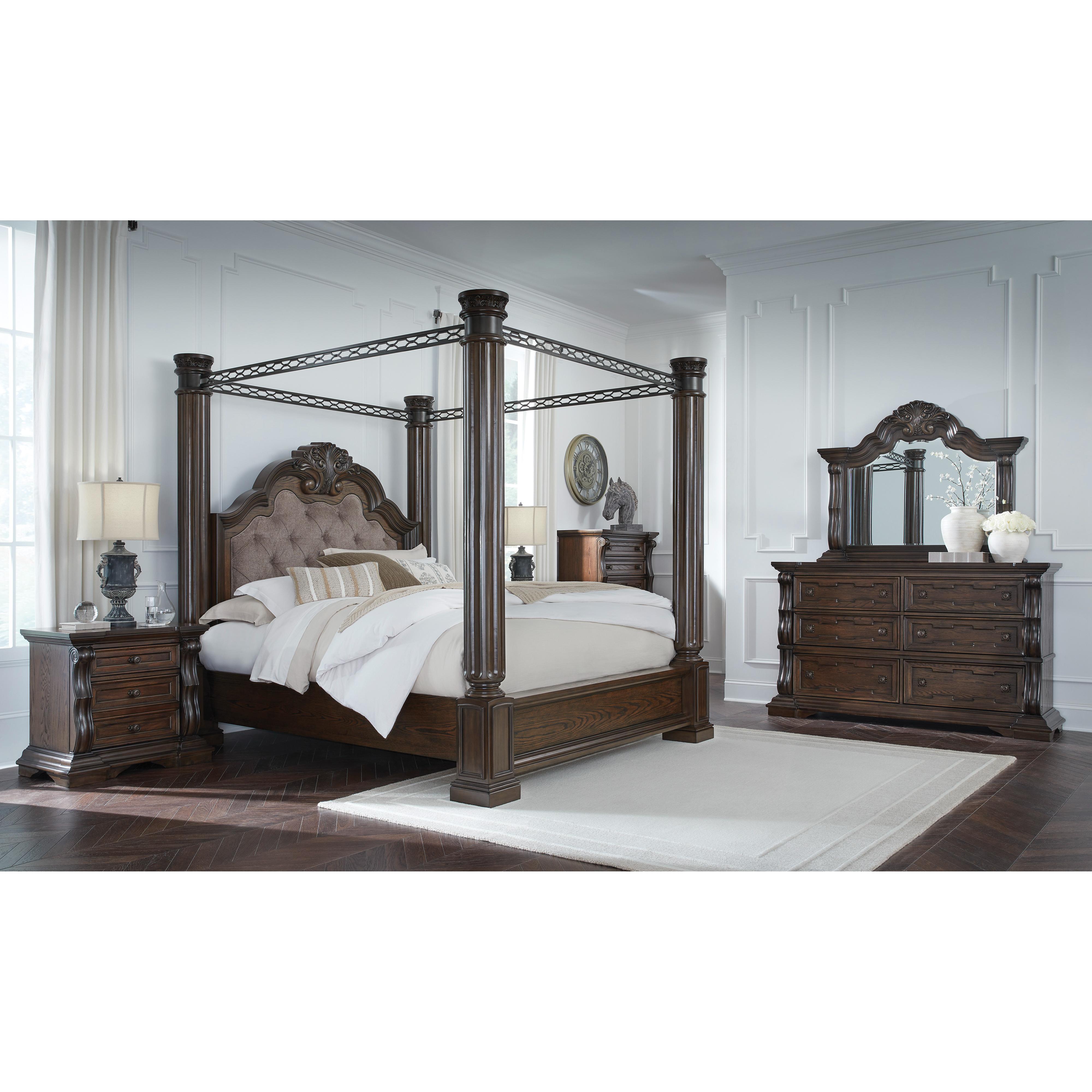 Signature Design by Ashley Maylee B947B11 California King Canopy Bed IMAGE 14