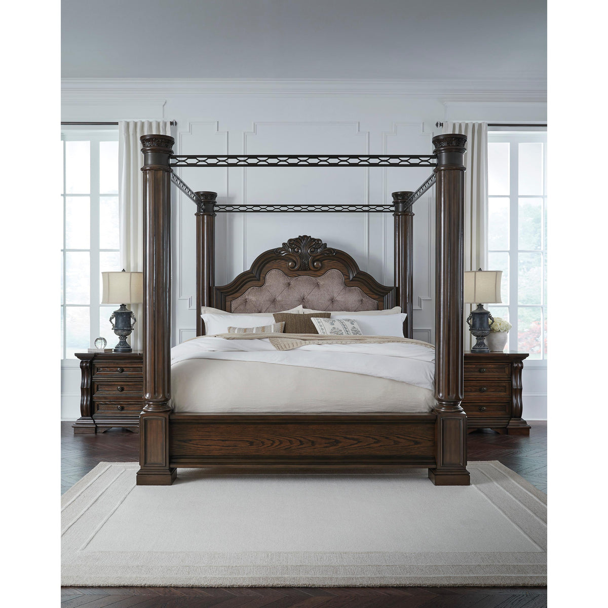 Signature Design by Ashley Maylee B947B8 Queen Canopy Bed IMAGE 12