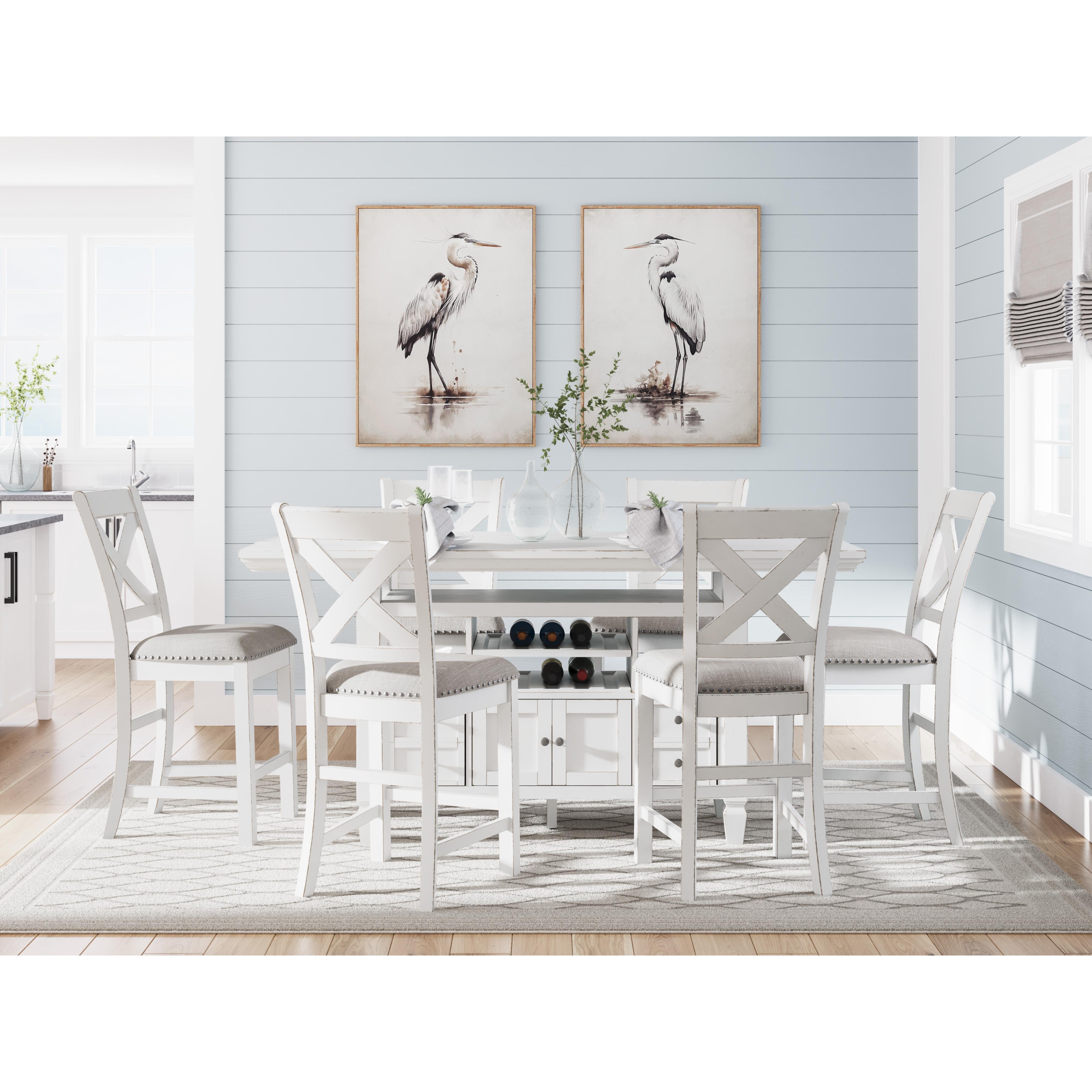 Signature Design by Ashley Robbinsdale D642D7 Counter Height Dining Table IMAGE 10