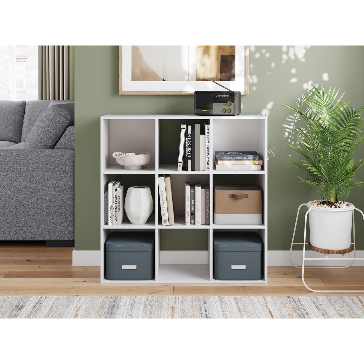 Signature Design by Ashley Onita EA9630-3X3 Nine Cube Organizer IMAGE 6