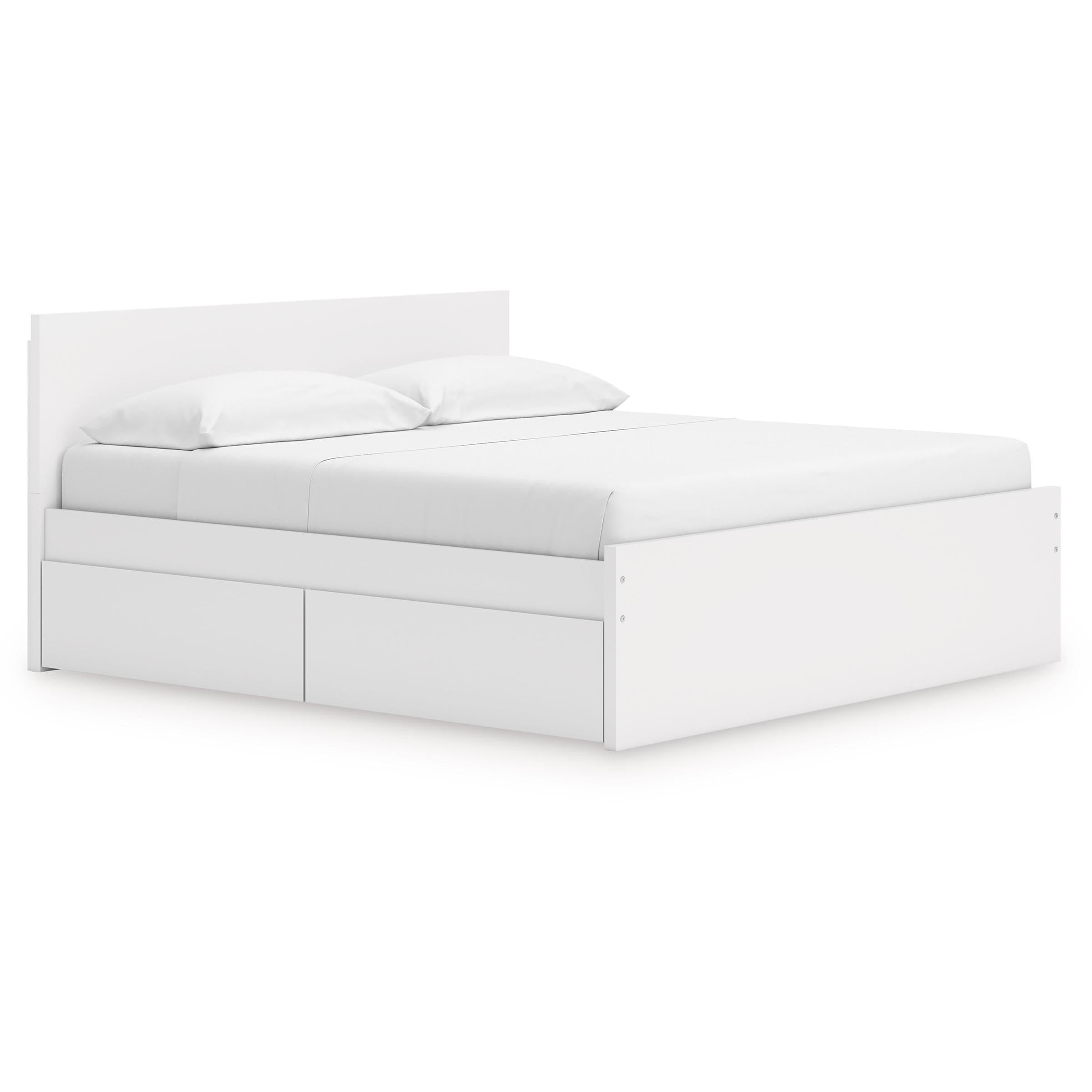Signature Design by Ashley Onita EB9630B20 King Panel Platform Bed with Storage IMAGE 1