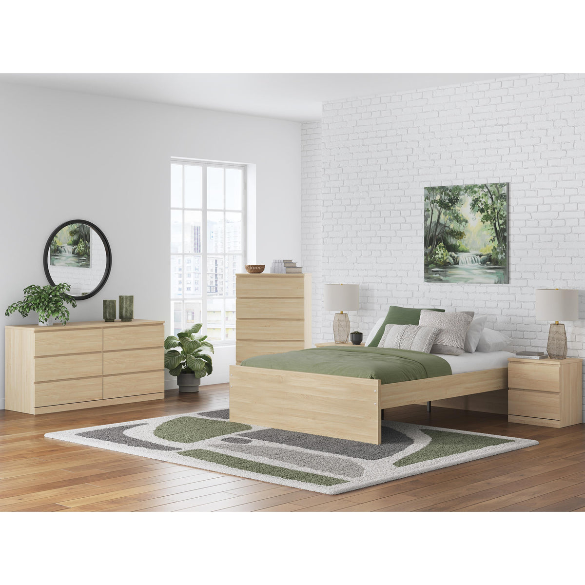 Signature Design by Ashley Onita EB9632-292 Two Drawer Night Stand IMAGE 10