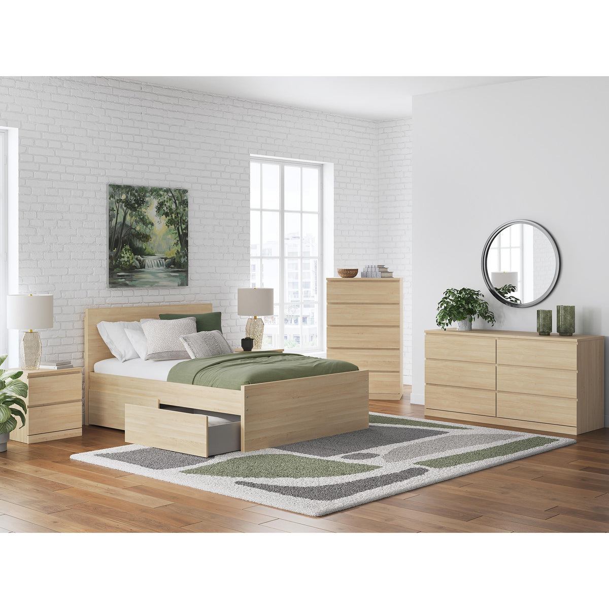 Signature Design by Ashley Onita EB9632-292 Two Drawer Night Stand IMAGE 11