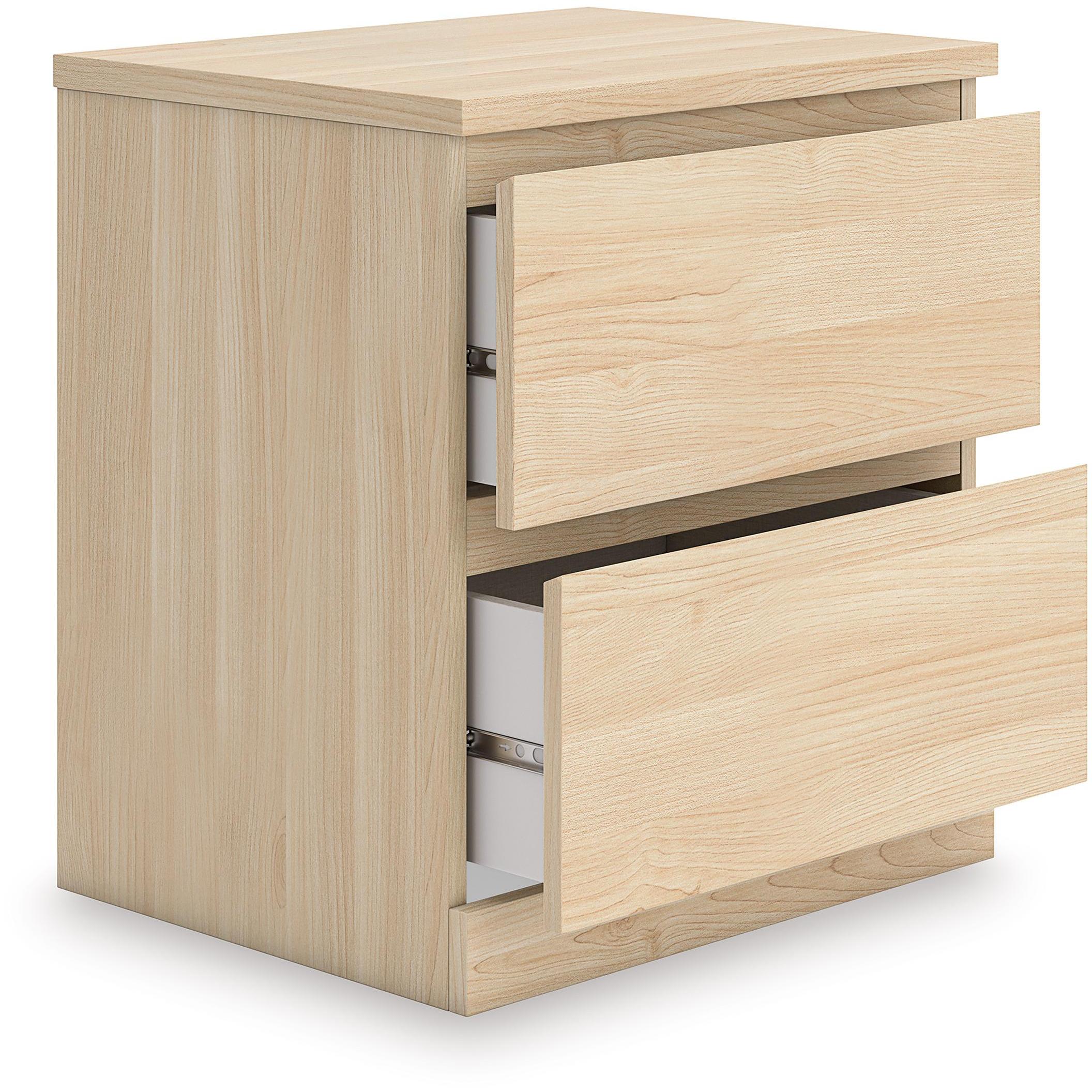 Signature Design by Ashley Onita EB9632-292 Two Drawer Night Stand IMAGE 2