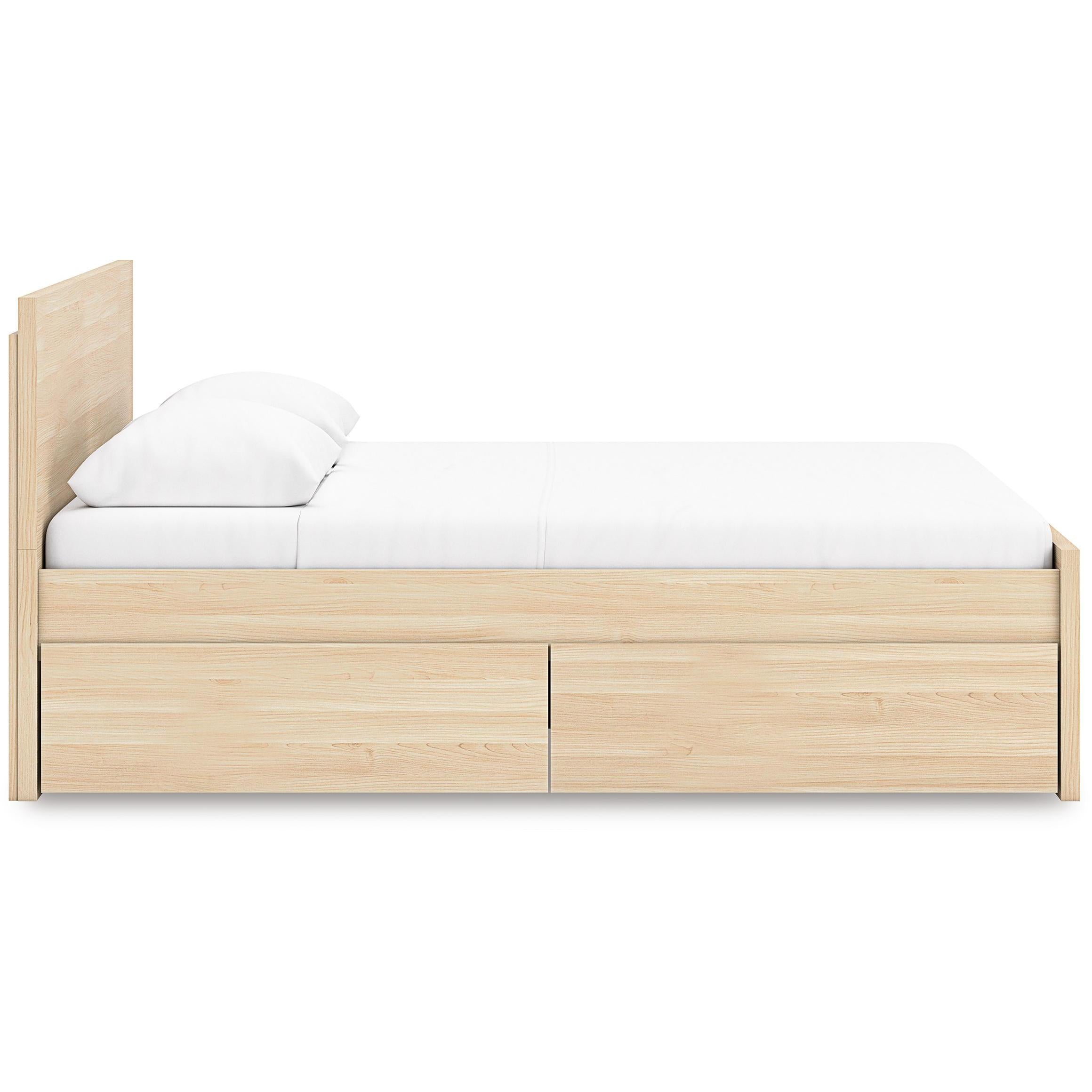Signature Design by Ashley Onita EB9632B12 Queen Panel Platform Bed with 1 Side Storage IMAGE 4