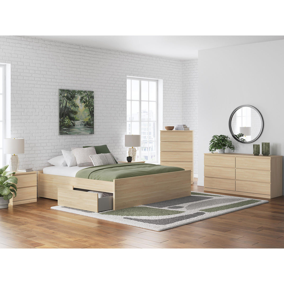 Signature Design by Ashley Onita EB9632B20 King Platform Bed with 1 Side Storage IMAGE 8