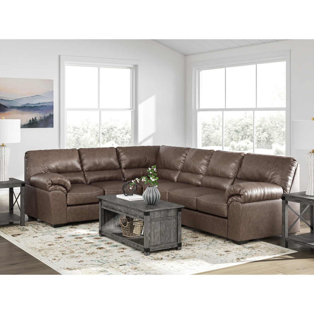Signature Design by Ashley WillowBend PC27705S4 3 pc Sectional IMAGE 3