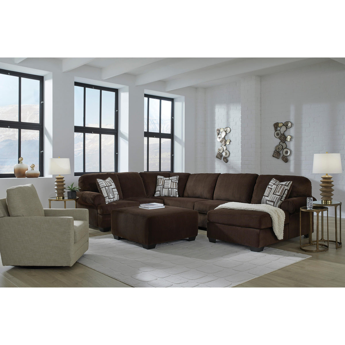 Signature Design by Ashley Kimlee PC35603S2 3 pc Sectional with Chaise IMAGE 6