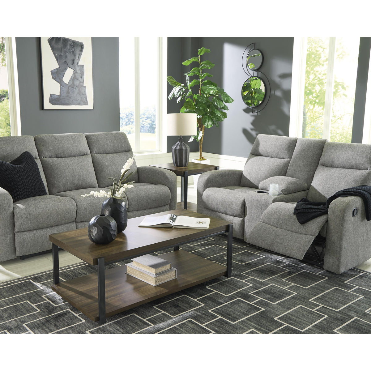 Signature Design by Ashley Gauntlet PC4220494 Double Reclining Loveseat with Console IMAGE 11