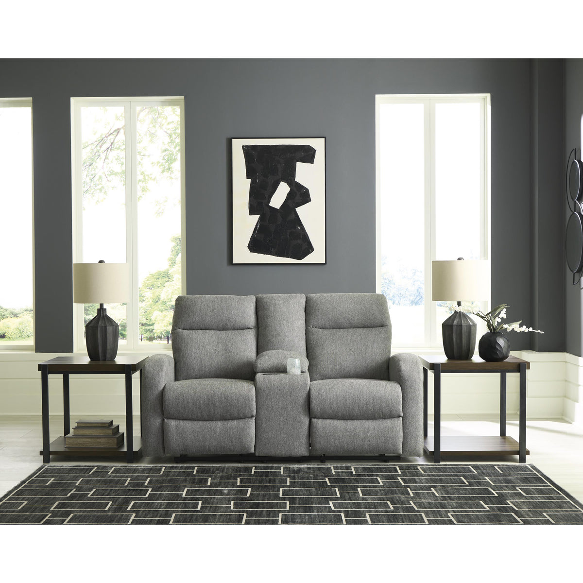 Signature Design by Ashley Gauntlet PC4220494 Double Reclining Loveseat with Console IMAGE 6