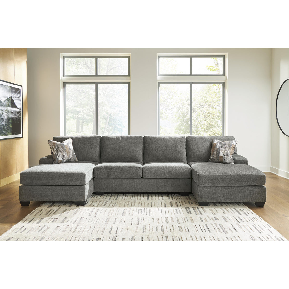 Signature Design by Ashley Clarington PC48405S3 3 pc Sectional with Double Chaise IMAGE 2
