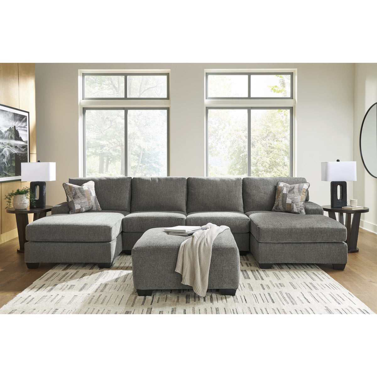 Signature Design by Ashley Clarington PC48405S3 3 pc Sectional with Double Chaise IMAGE 5