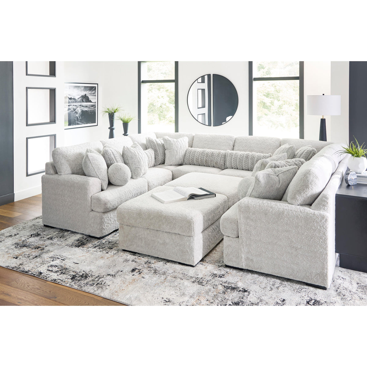 Signature Design by Ashley Cuddle Plush PC59106S10 10 pc Sectional IMAGE 2