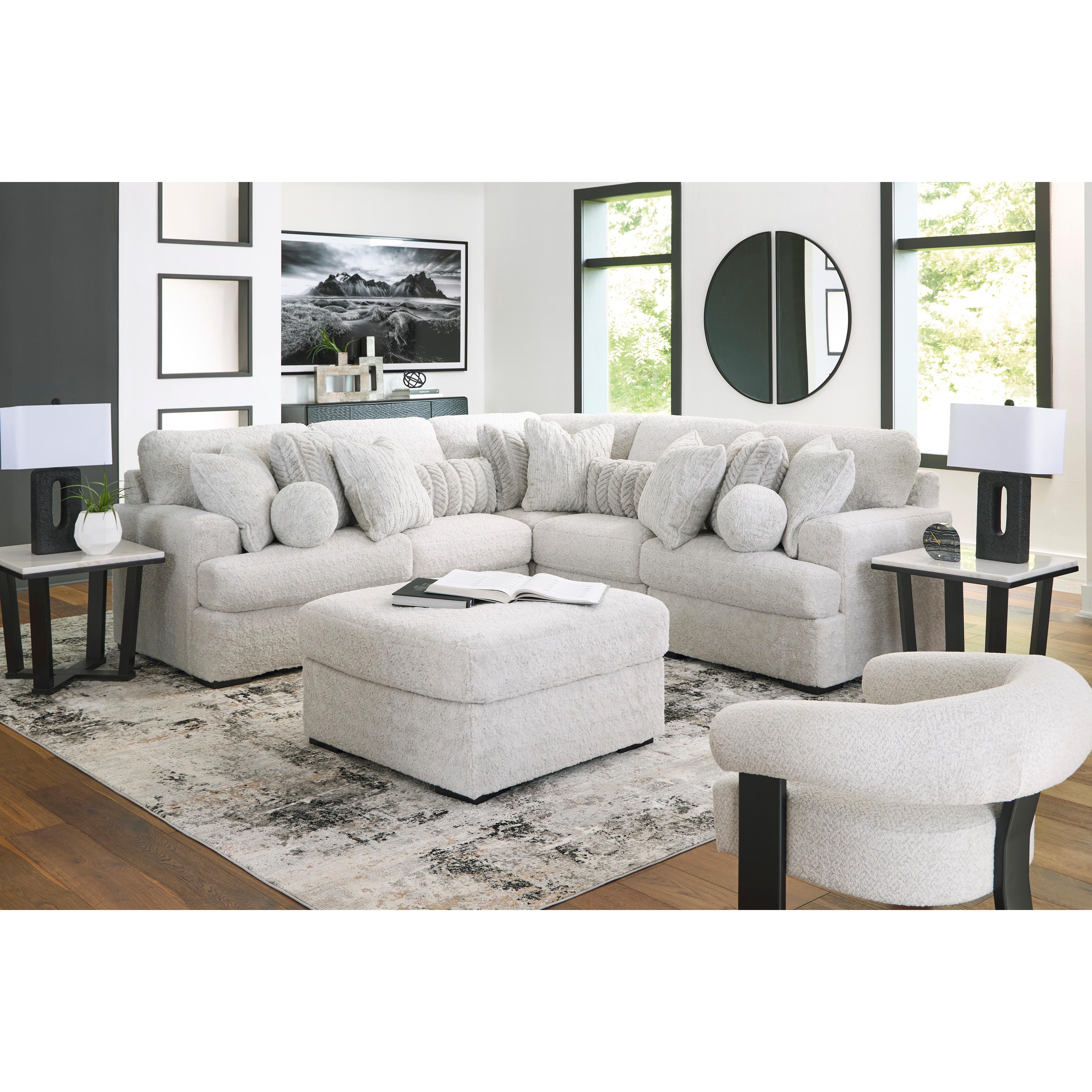 Signature Design by Ashley Cuddle Plush PC59106S2 5 pc Sectional IMAGE 6