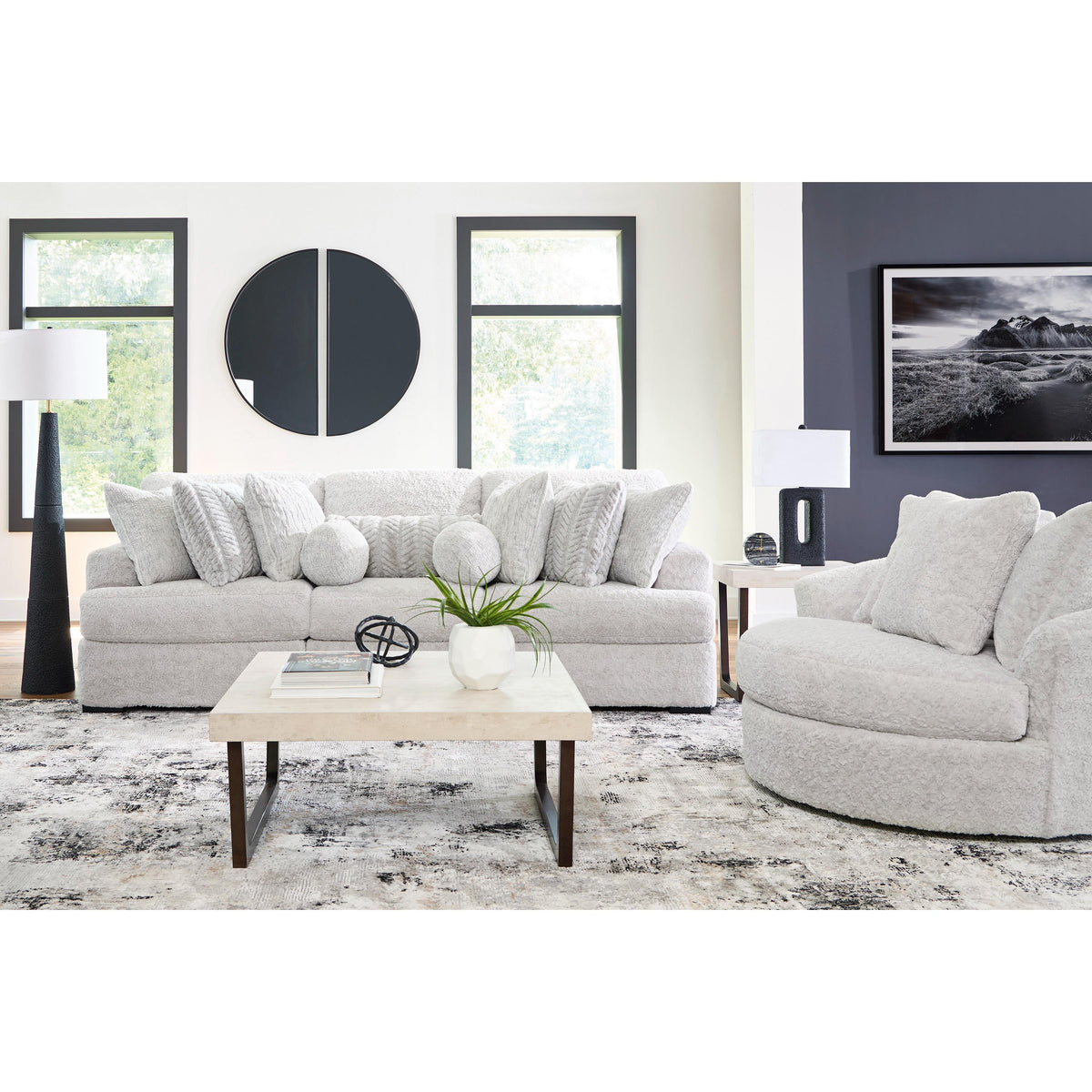 Signature Design by Ashley Cuddle Plush PC59106S5 3 pc Sectional IMAGE 2