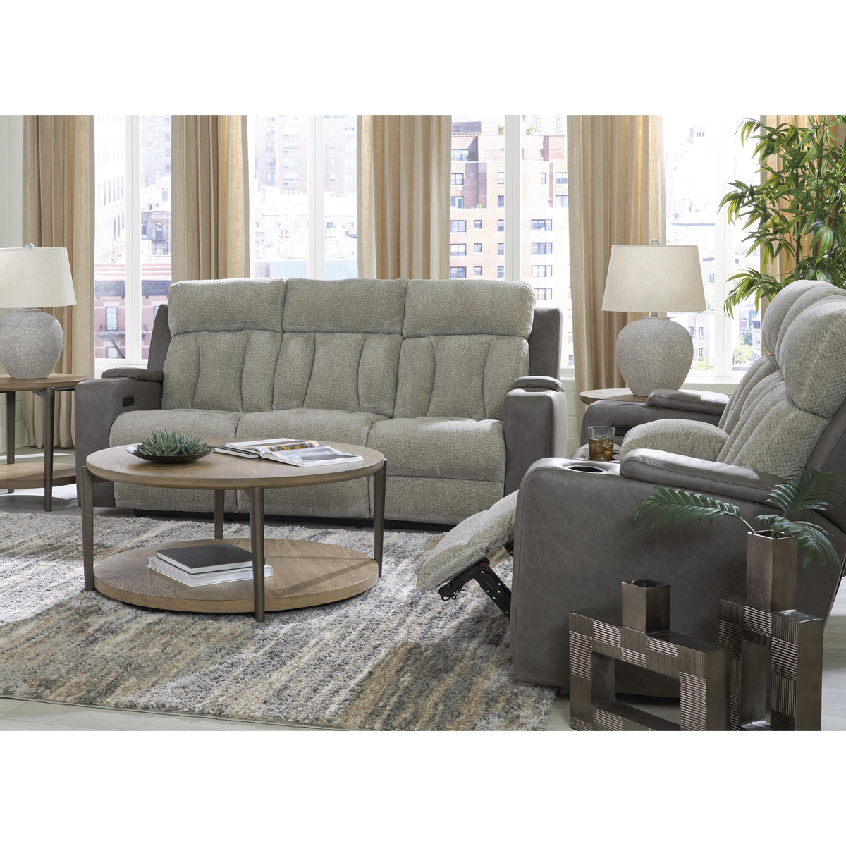 Signature Design by Ashley WhipLash PC6320418 Power Reclining Loveseat with Console and Adjustable Headrest IMAGE 9