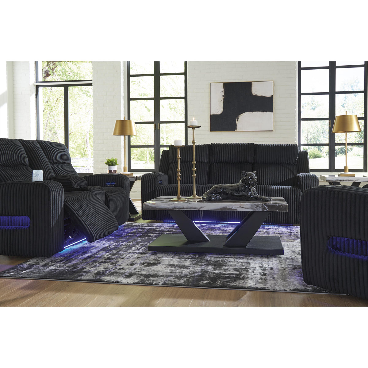 Signature Design by Ashley Forest Lake PC6420215 Power Reclining Sofa with Adjustable Headrest IMAGE 13