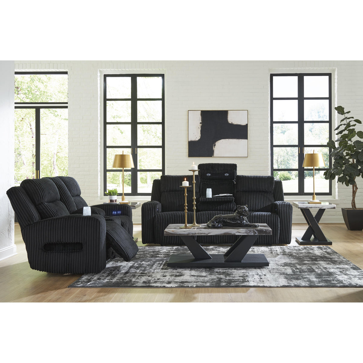 Signature Design by Ashley Forest Lake PC6420215 Power Reclining Sofa with Adjustable Headrest IMAGE 18