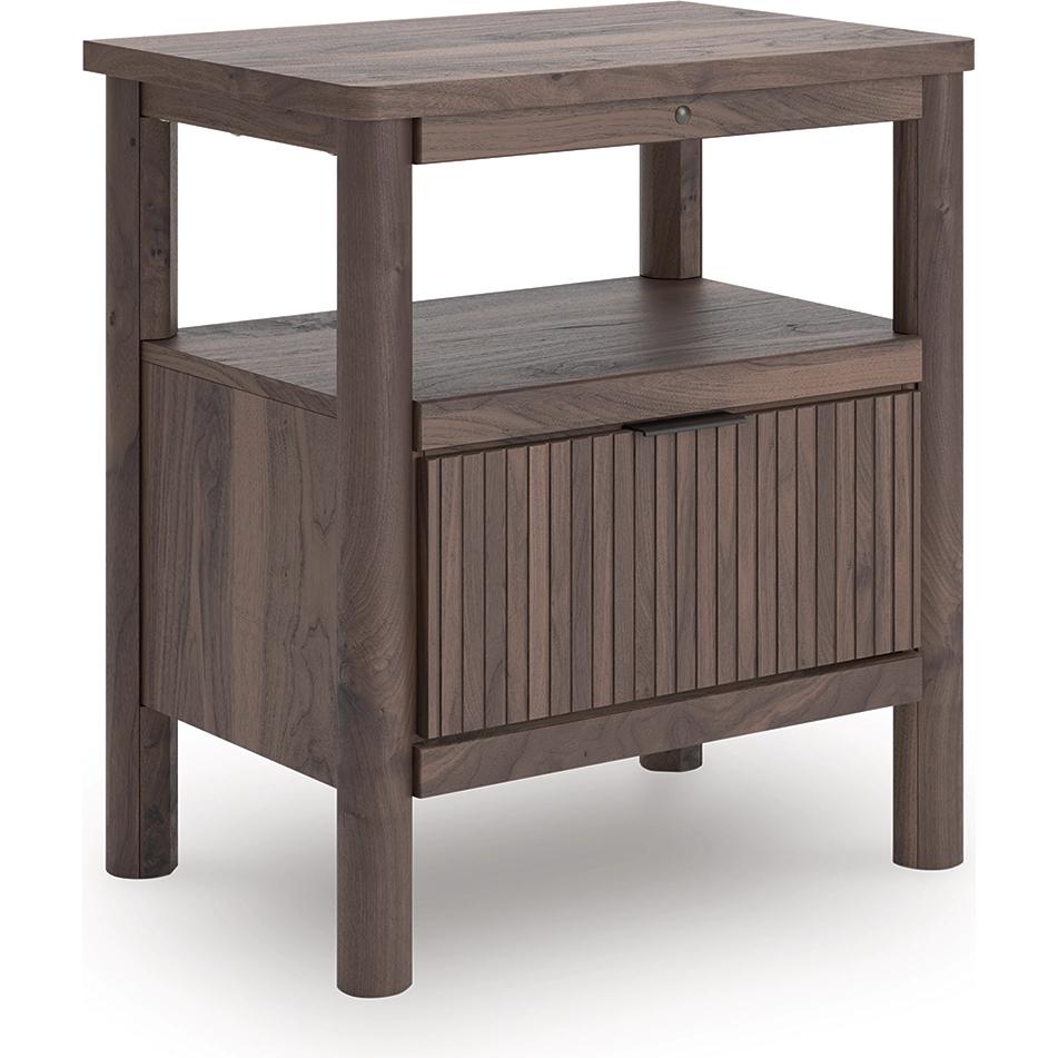 Signature Design by Ashley Pamytta PCB2614-91 One Drawer Night Stand IMAGE 1