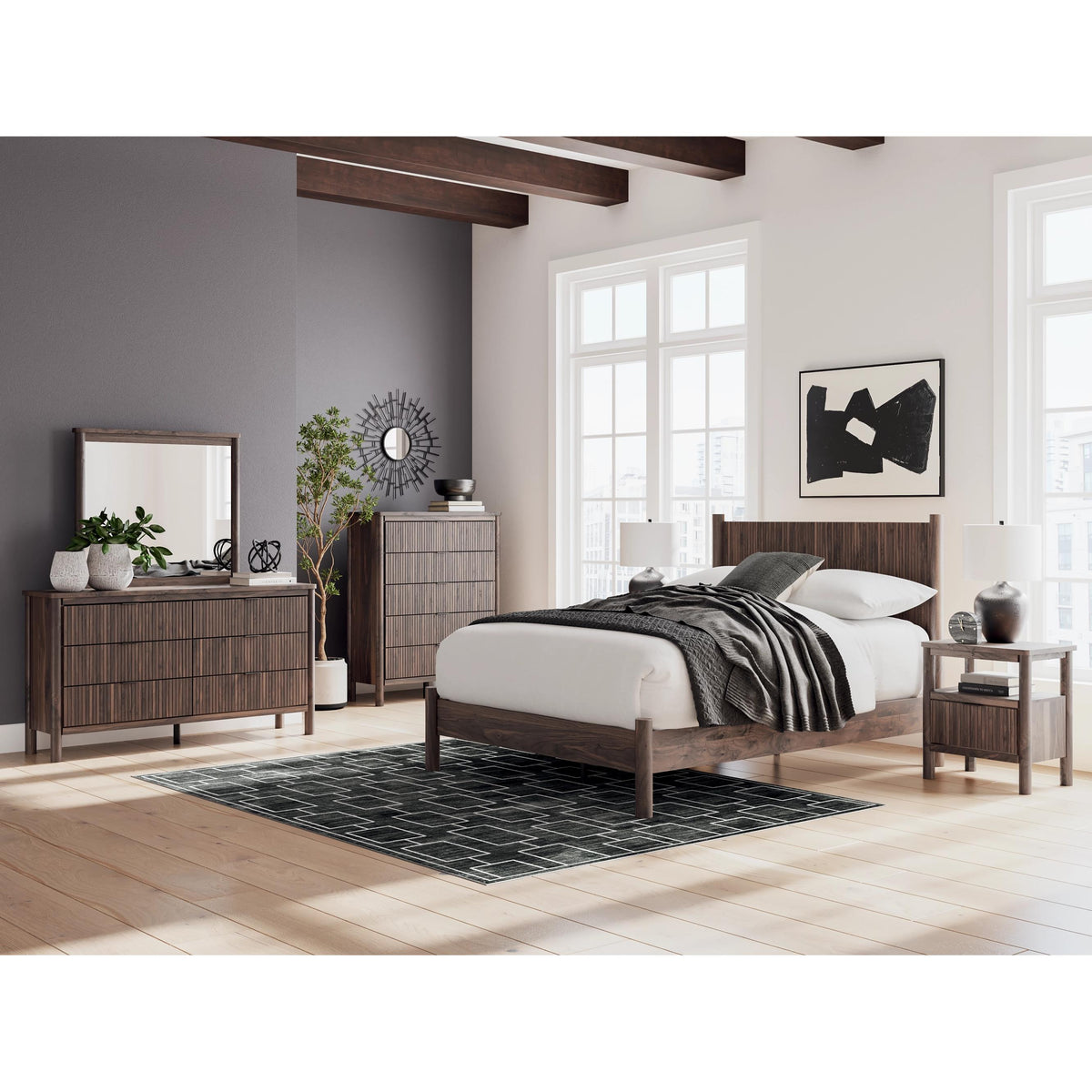 Signature Design by Ashley Pamytta PCB2614B1 Dresser and Mirror IMAGE 6