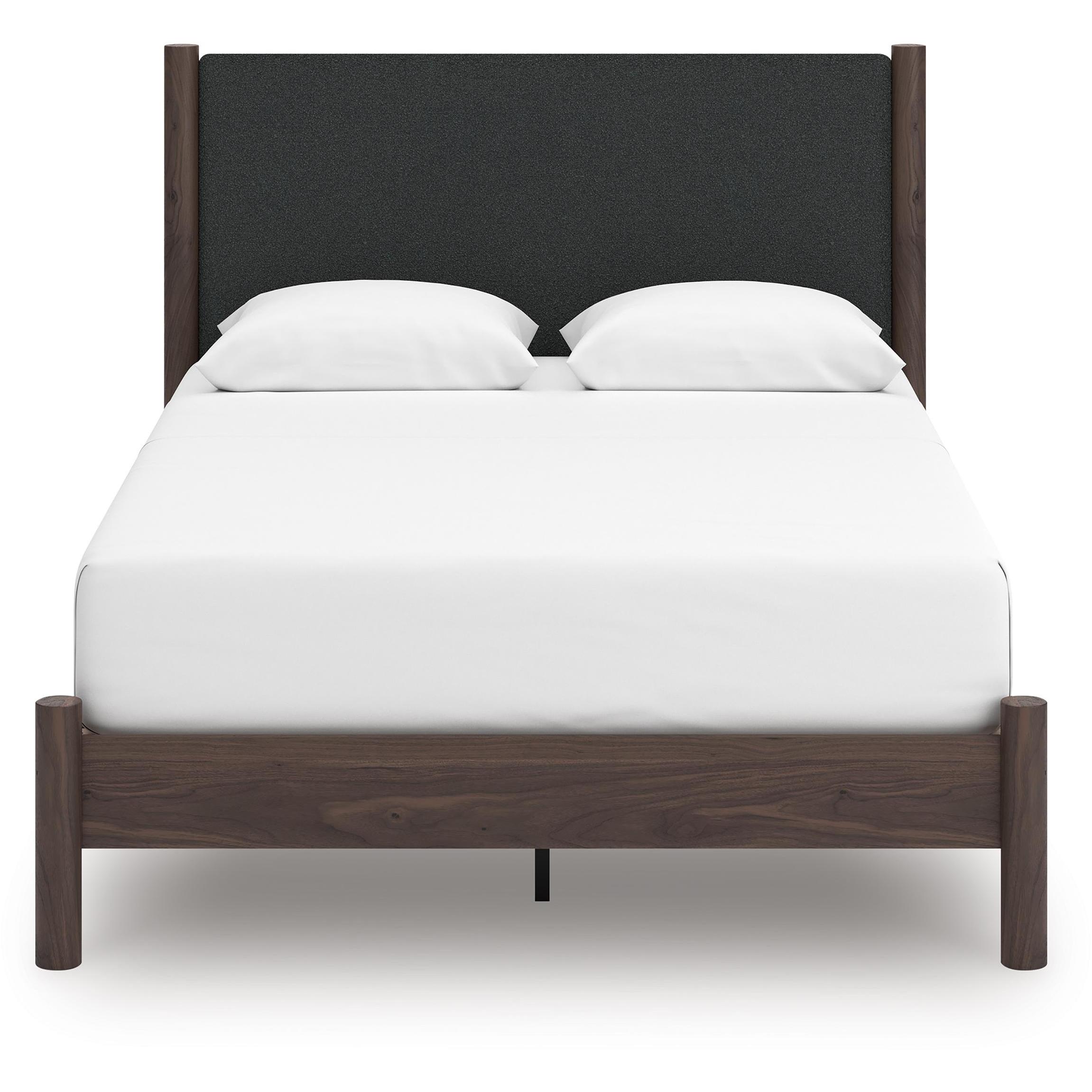 Signature Design by Ashley Pamytta PCB2614B12 Queen Upholstered Panel Platform Bed IMAGE 2