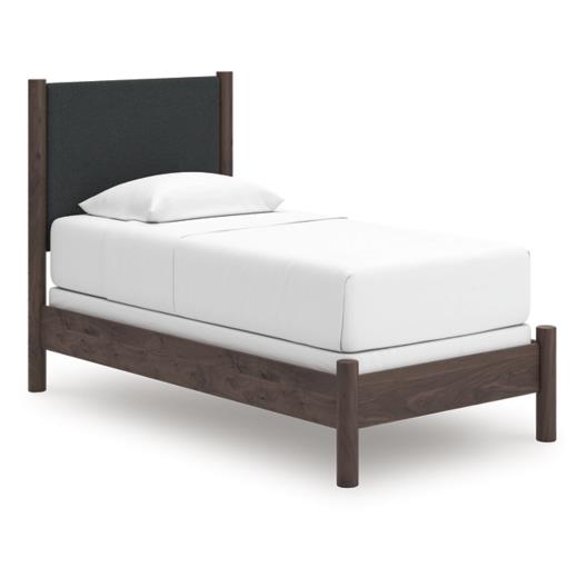 Signature Design by Ashley Pamytta PCB2614B20 Twin Upholstered Panel Bed IMAGE 1