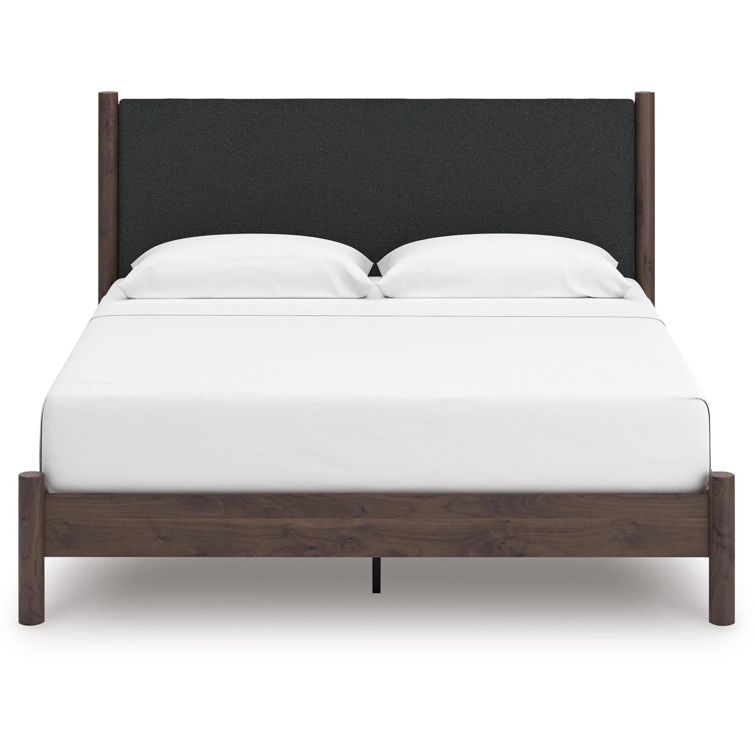 Signature Design by Ashley Pamytta PCB2614B28 King Upholstered Panel Platform Bed IMAGE 2