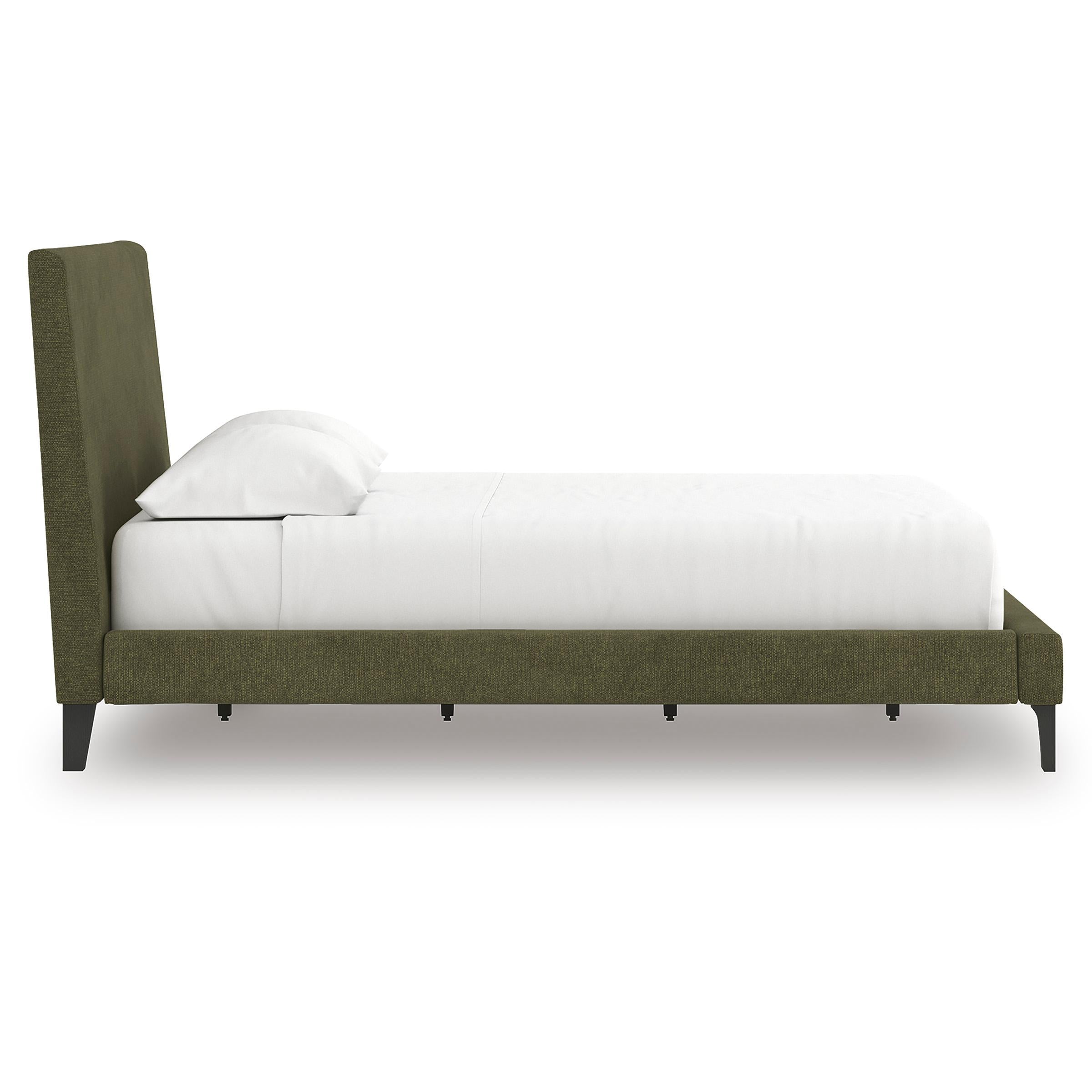 Signature Design by Ashley Chirason PCB3367-81 Queen Upholstered Bed with Roll Slats IMAGE 3