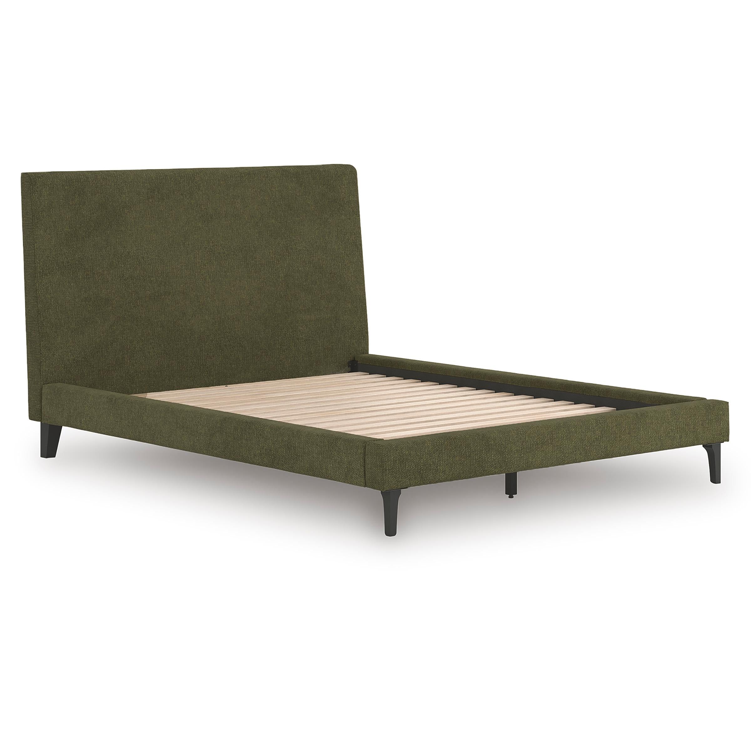 Signature Design by Ashley Chirason PCB3367-81 Queen Upholstered Bed with Roll Slats IMAGE 5
