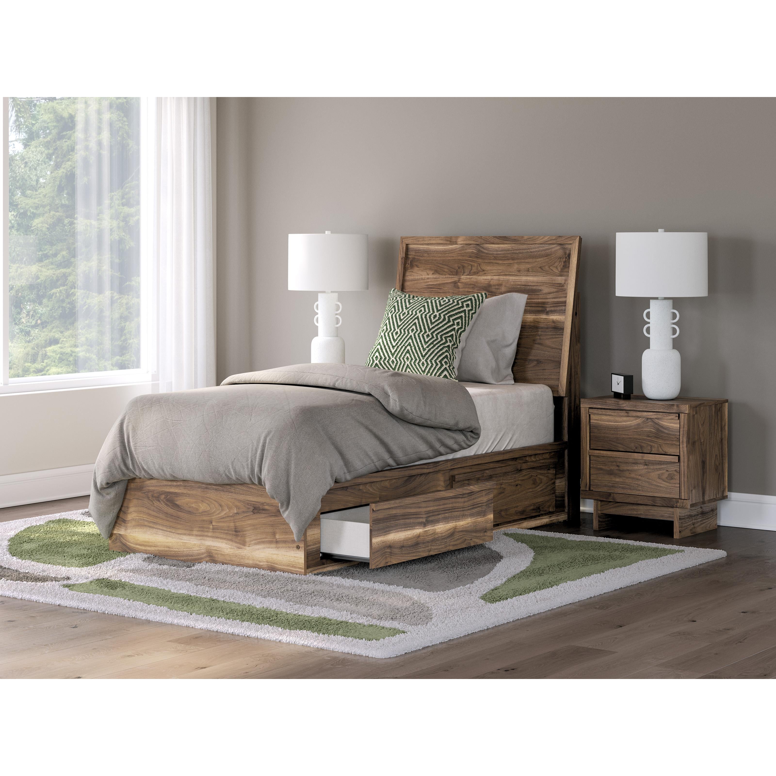 Signature Design by Ashley Chirason PCB3367B27 Twin Panel Bed with Storage IMAGE 7
