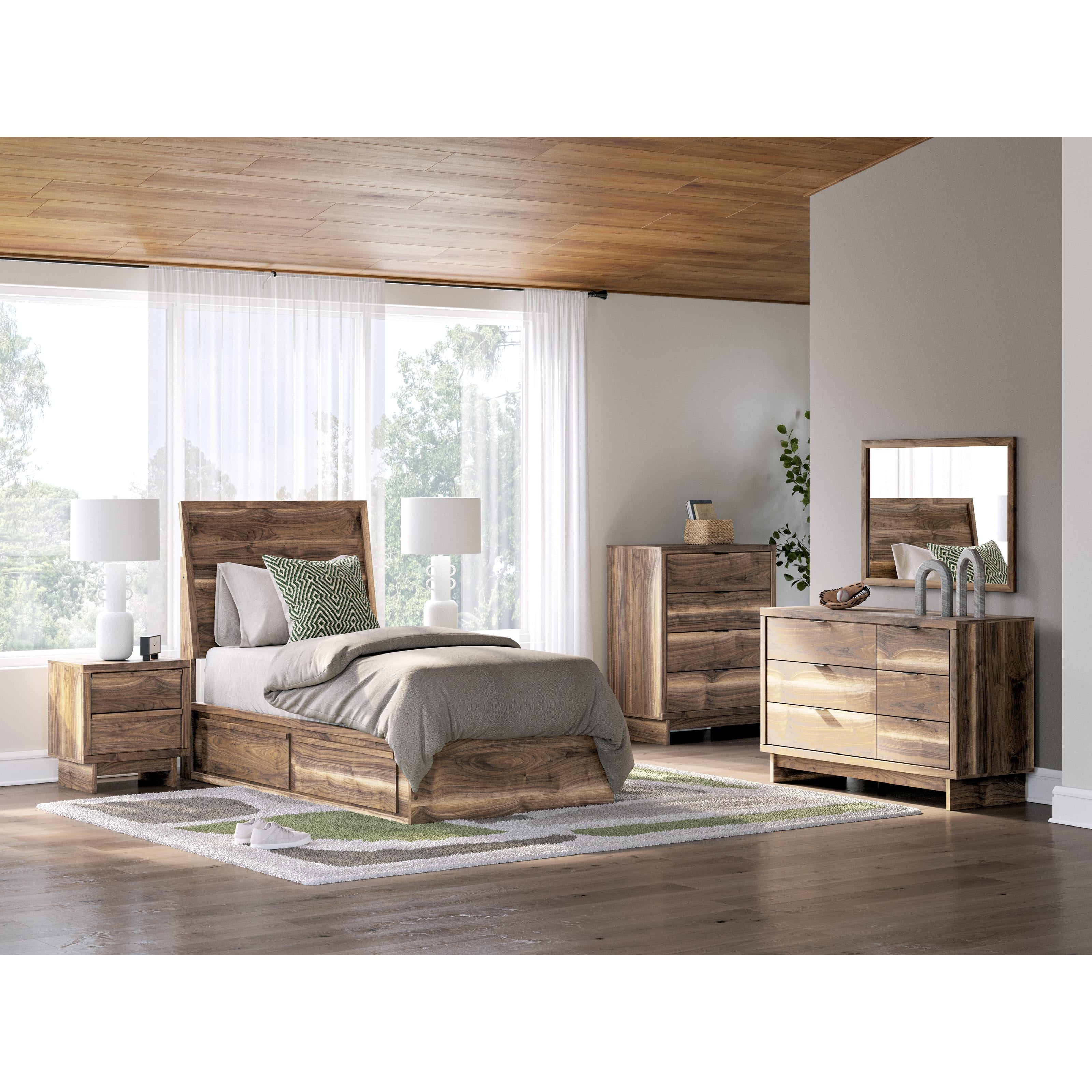 Signature Design by Ashley Chirason PCB3367B27 Twin Panel Bed with Storage IMAGE 9