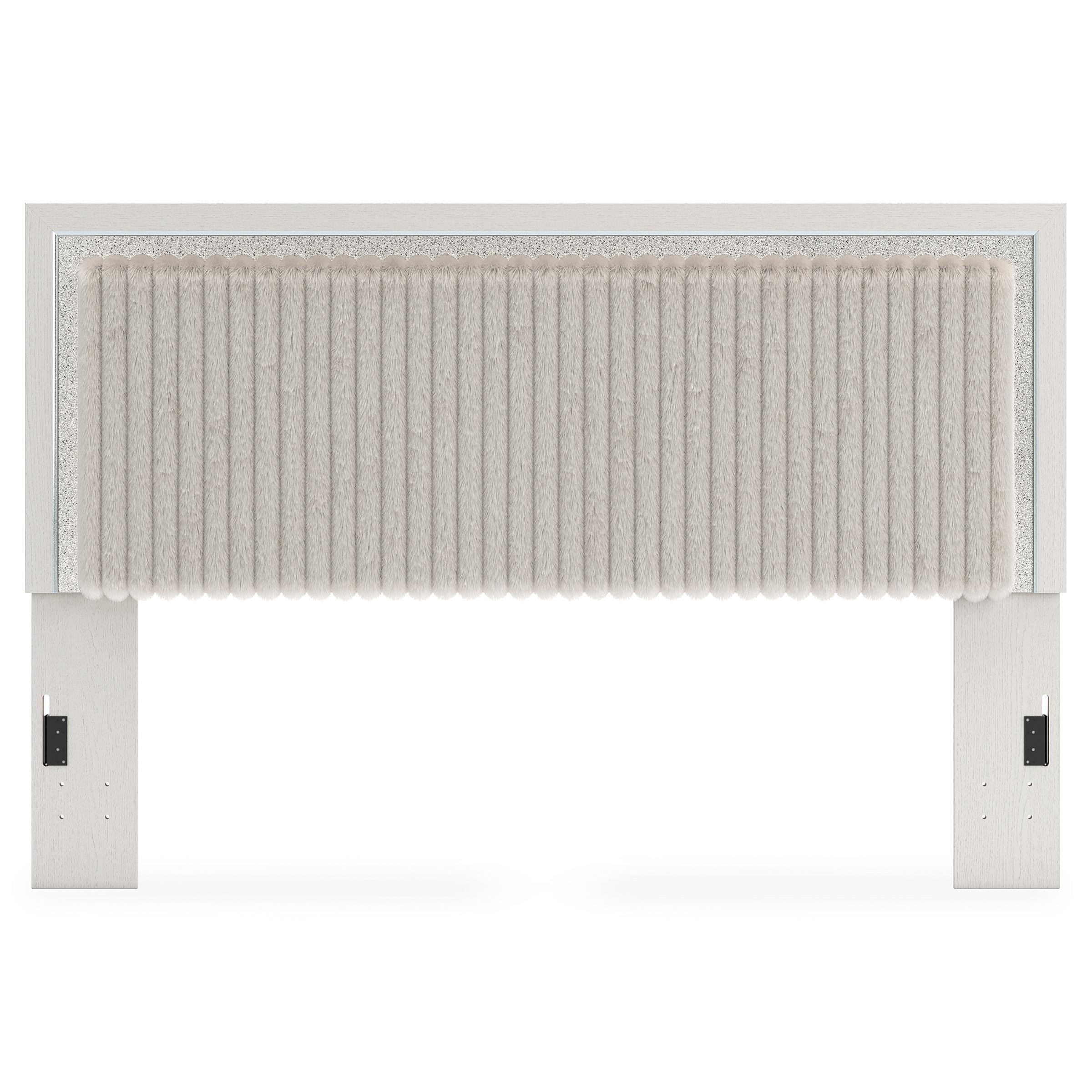 Signature Design by Ashley Zuraleus PCB3381-58 King Upholstered Panel Headboard IMAGE 2