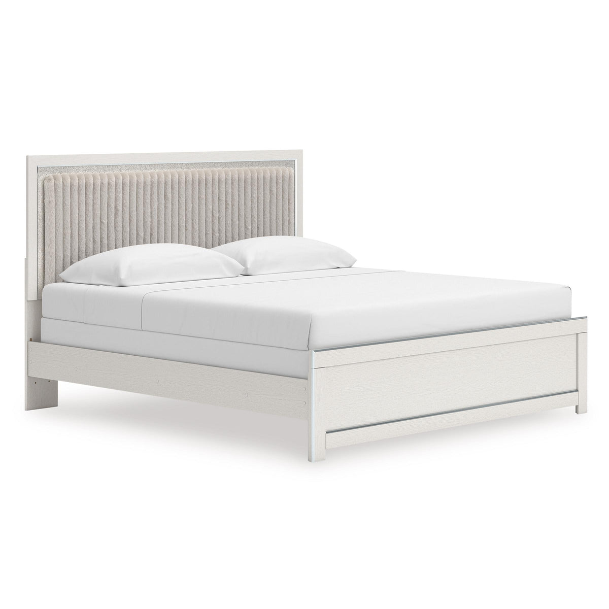 Signature Design by Ashley Zuraleus PCB3381B10 King Upholstered Panel Bed IMAGE 1
