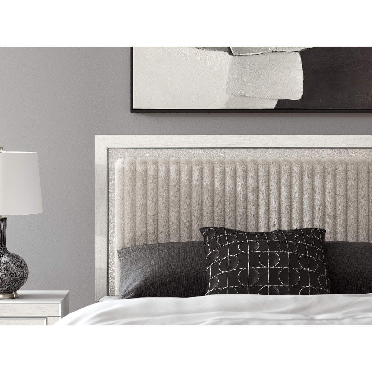 Signature Design by Ashley Zuraleus PCB3381B2 Queen Upholstered Panel Bed IMAGE 6