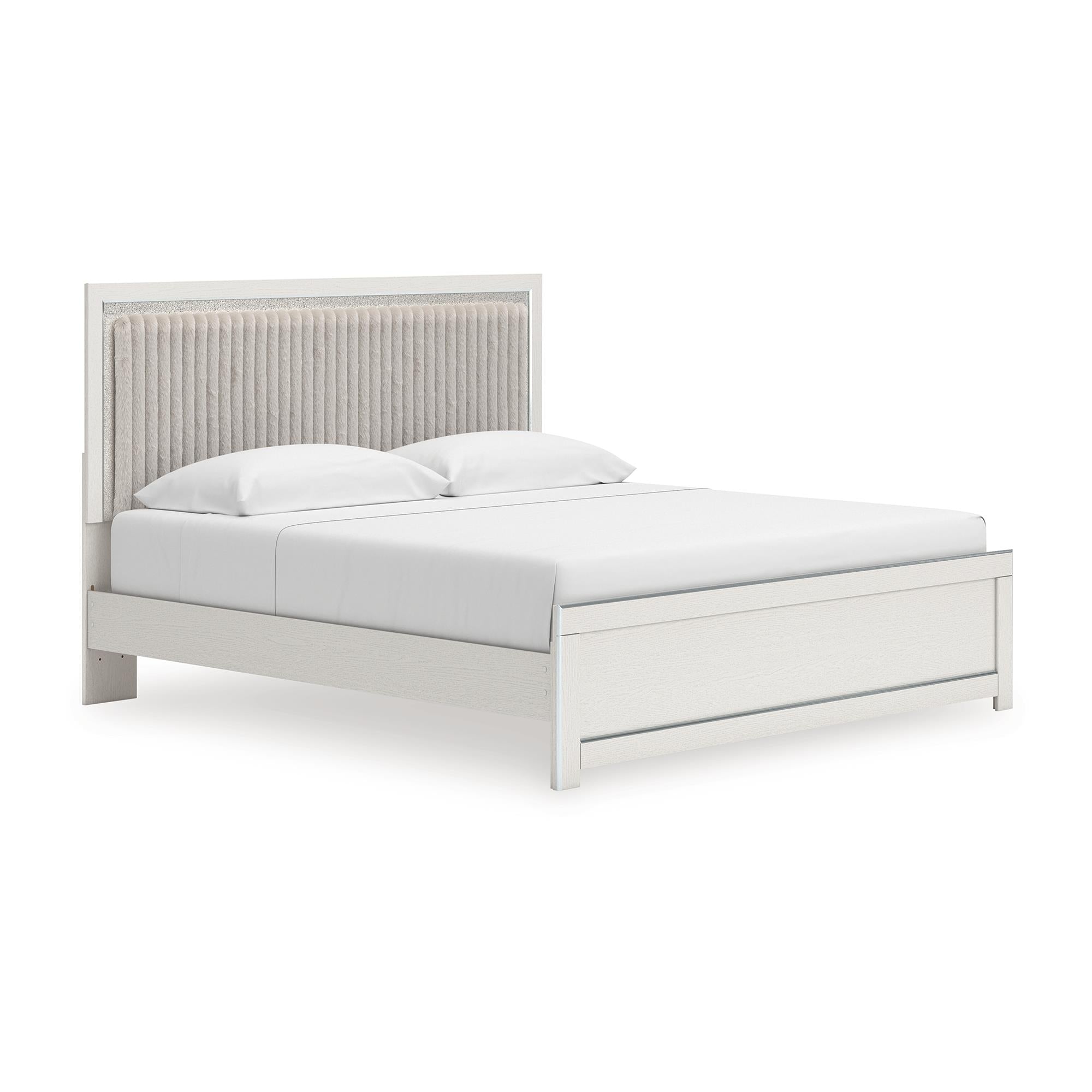 Signature Design by Ashley Zuraleus PCB3381B8 King Upholstered Panel Bed IMAGE 1