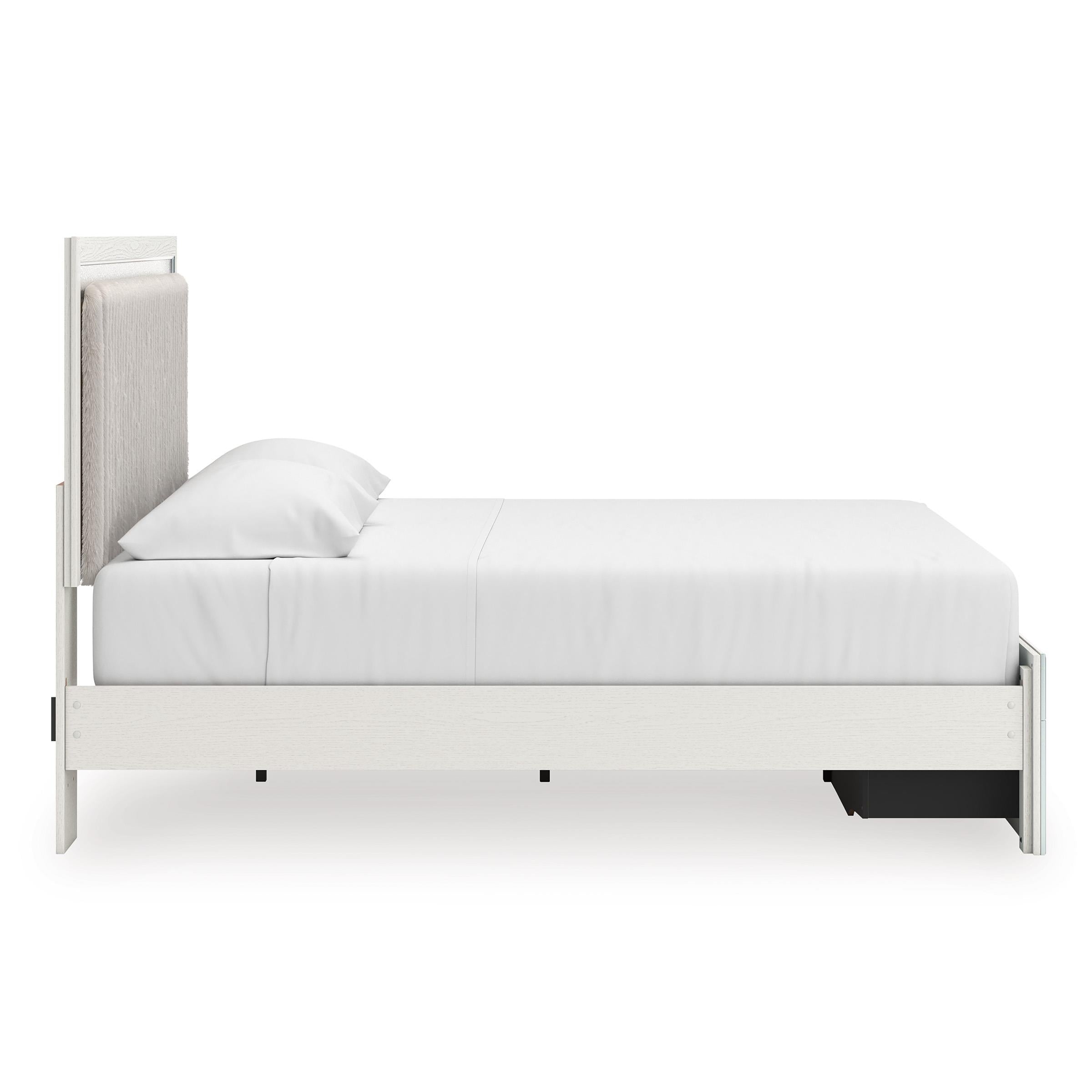 Signature Design by Ashley Zuraleus PCB3381B9 King Upholstered Panel Storage Bed IMAGE 3