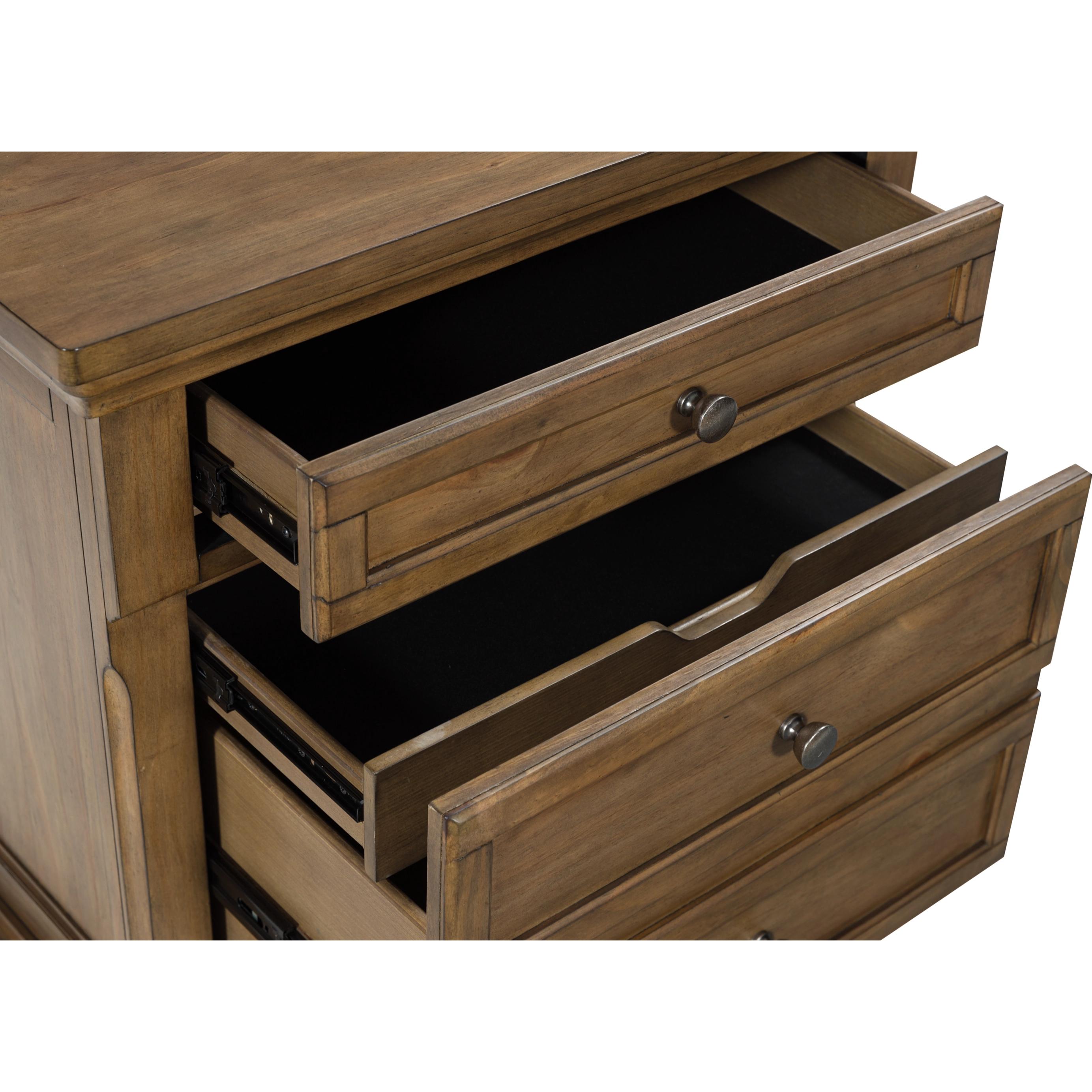 Signature Design by Ashley Feddinger PCB779-92 Two Drawer Night Stand IMAGE 6
