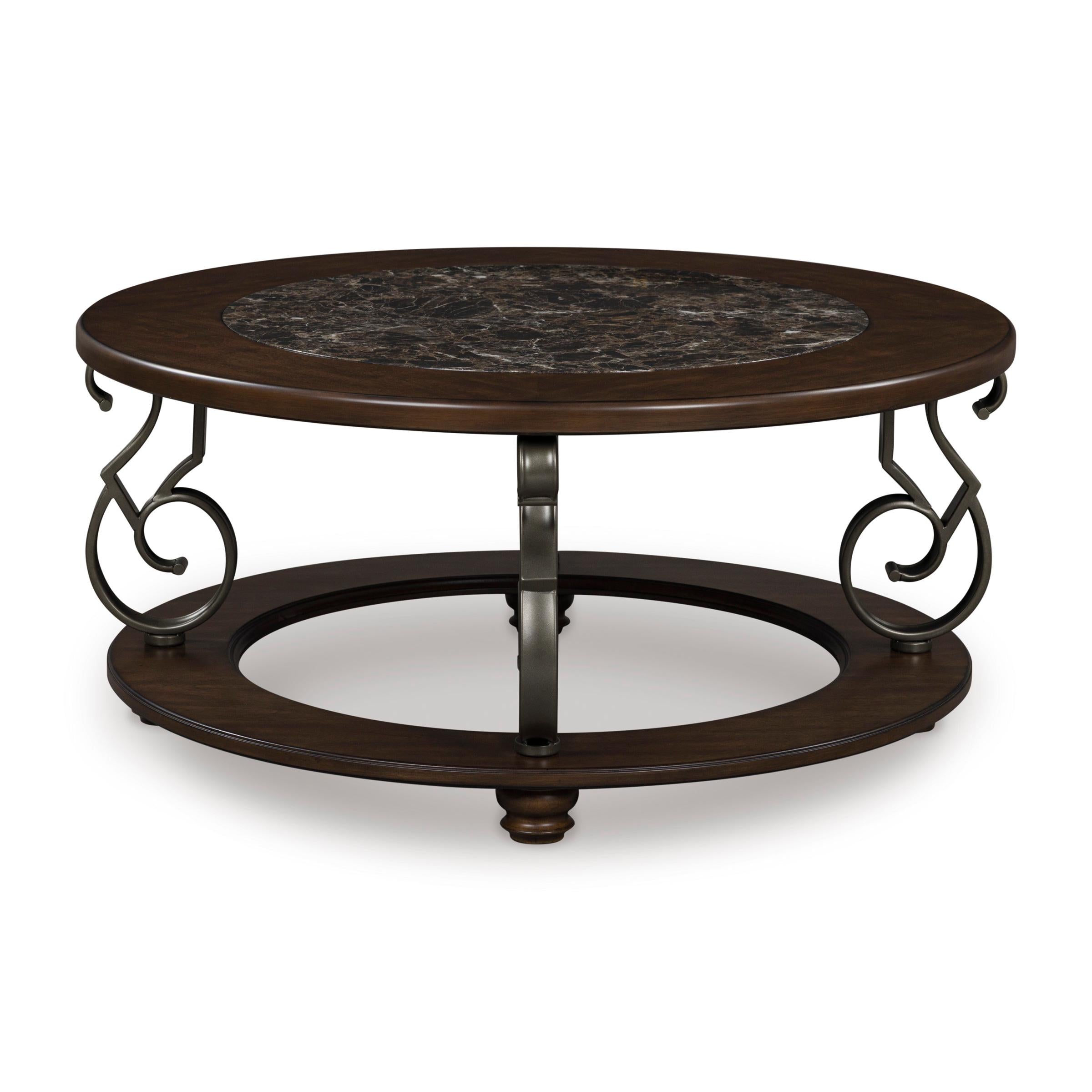 Signature Design by Ashley Frallyn T623-8 Round Cocktail Table IMAGE 2