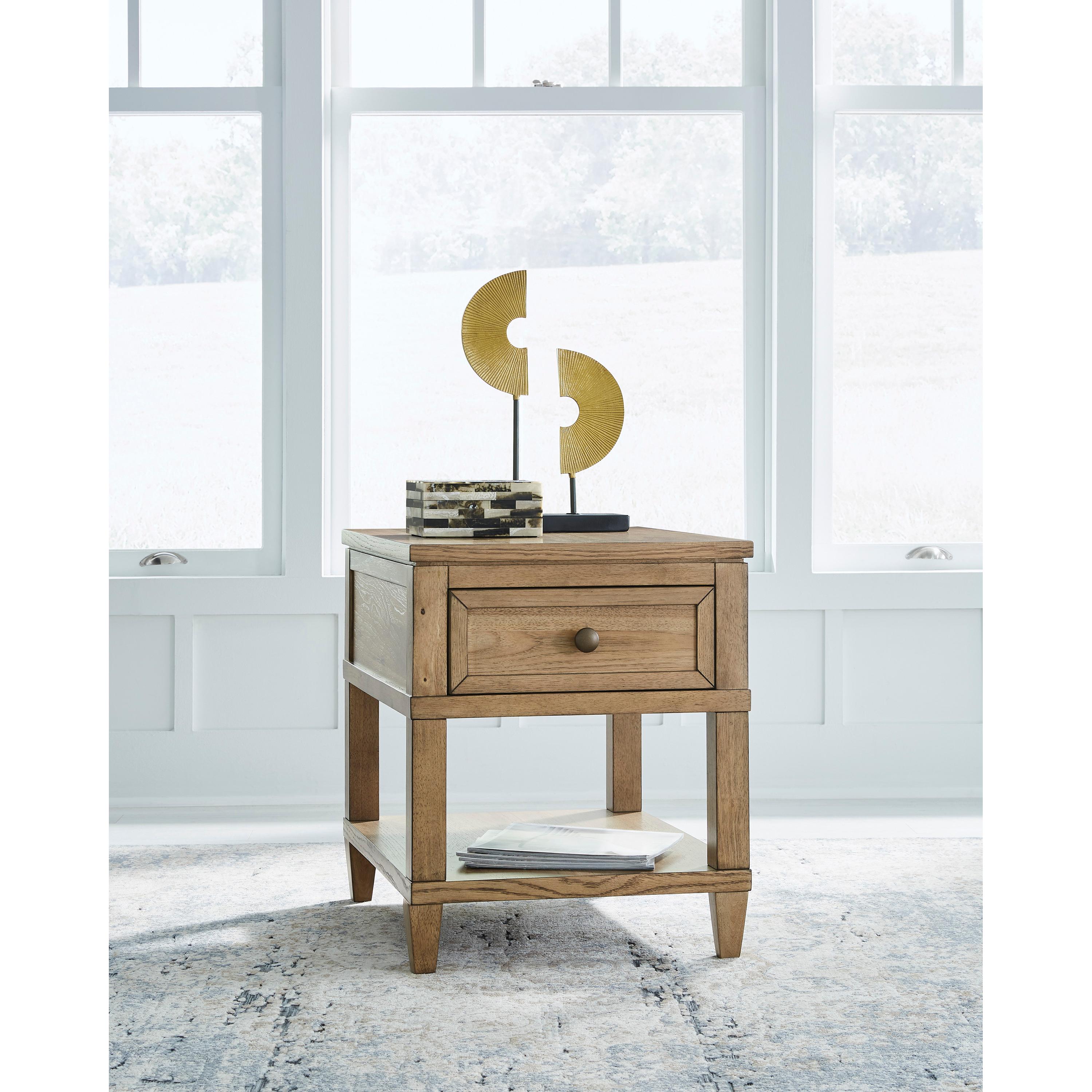 Signature Design by Ashley Sharlance T655-3 Rectangular End Table IMAGE 6