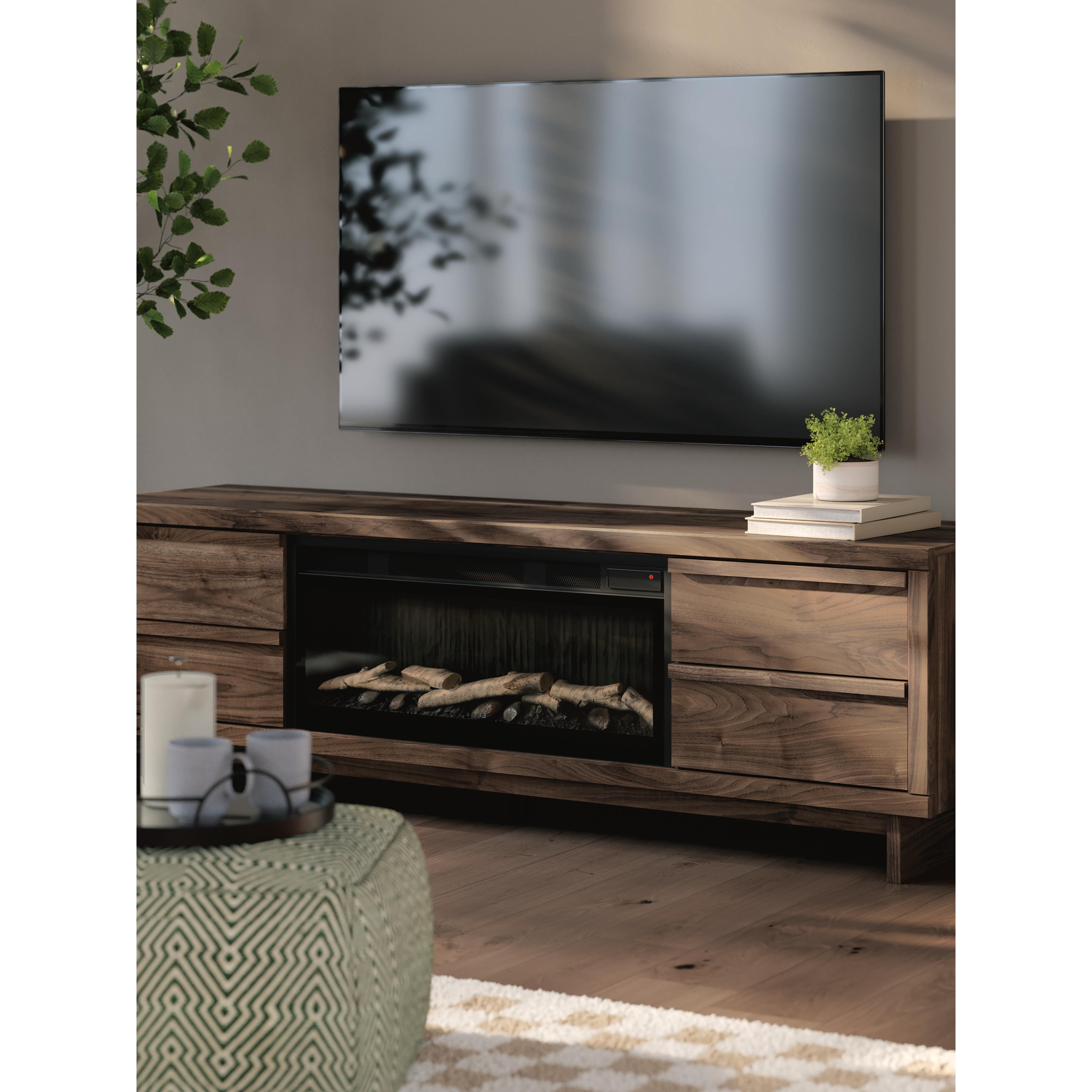 Signature Design by Ashley Zadilyn W3367W1 72" TV Stand with Electric Fireplace IMAGE 5