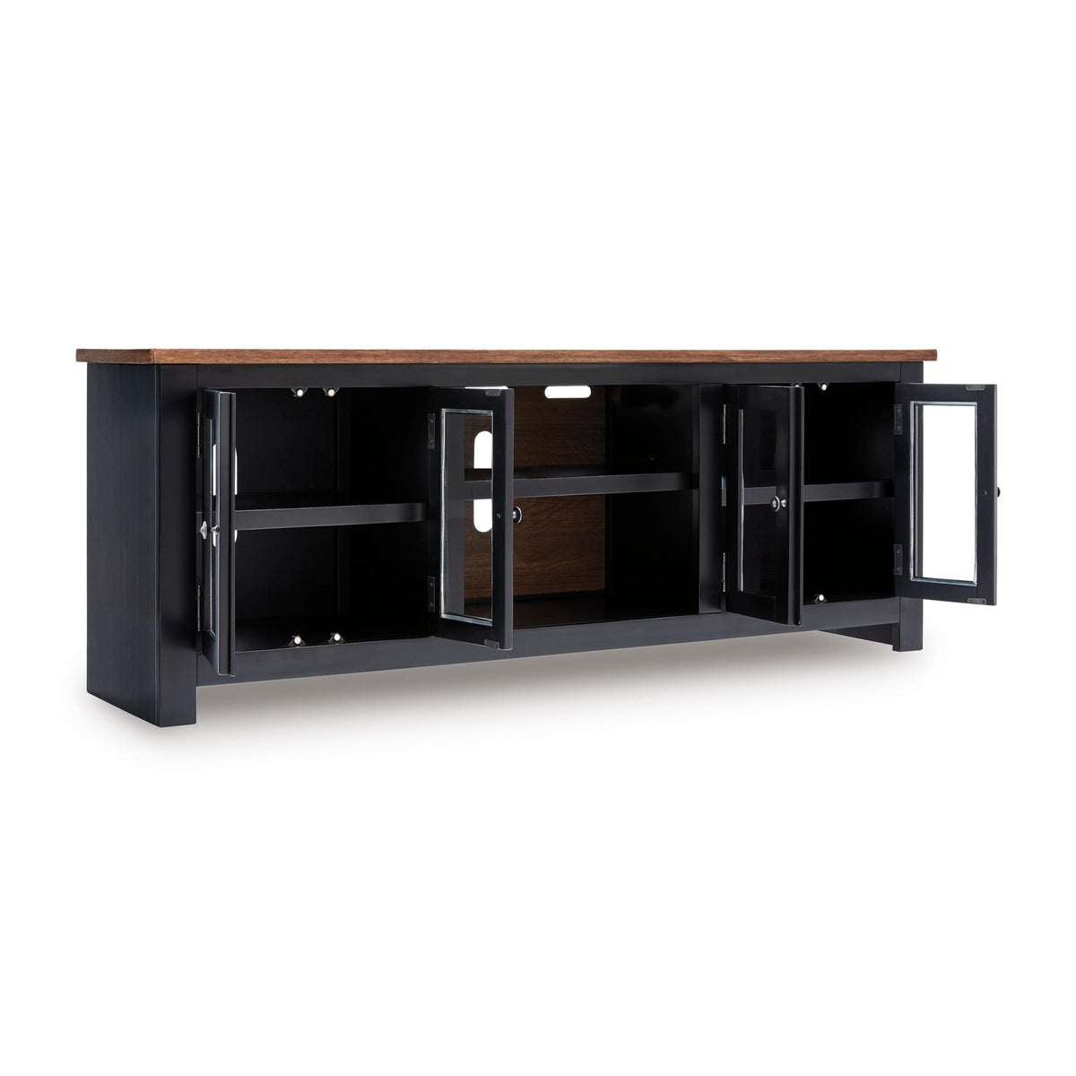 Signature Design by Ashley Wildenauer W664-68 XL TV Stand with Fireplace Option IMAGE 2