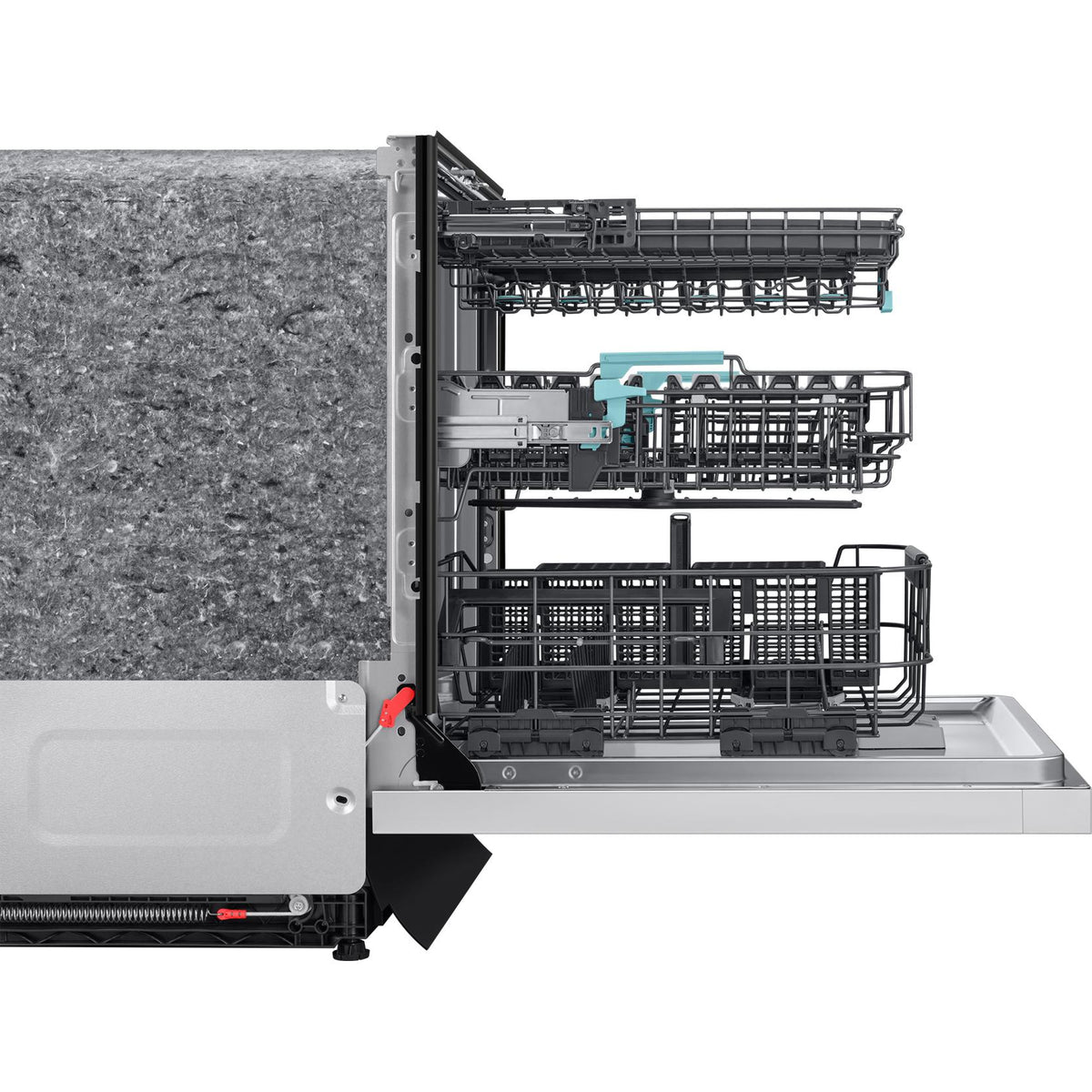 Samsung Bespoke Built-In Dishwasher with Third Rack and AI Wash DW90F89T0U12AA IMAGE 6