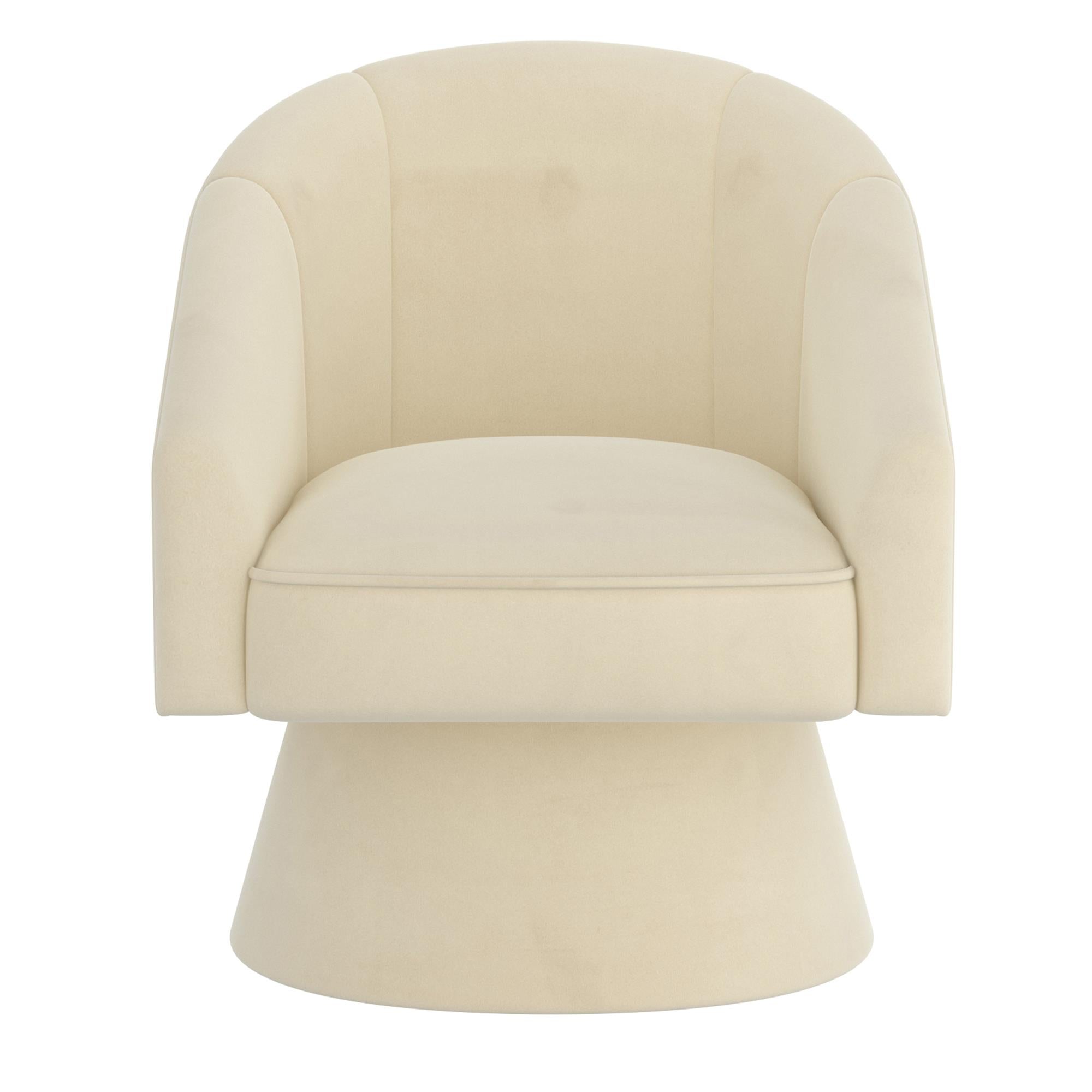 !nspire Aggio 403-899IV Accent Chair - Ivory IMAGE 5