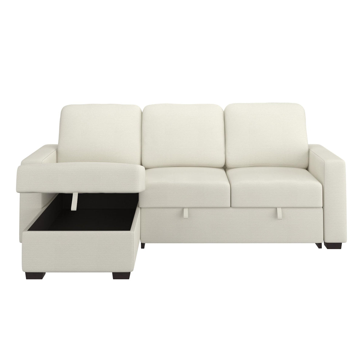 Worldwide Home Furnishings Alfonso 700-958BG 93.25" Sofa w/Bed & Storage - Beige Performance Fabric IMAGE 5