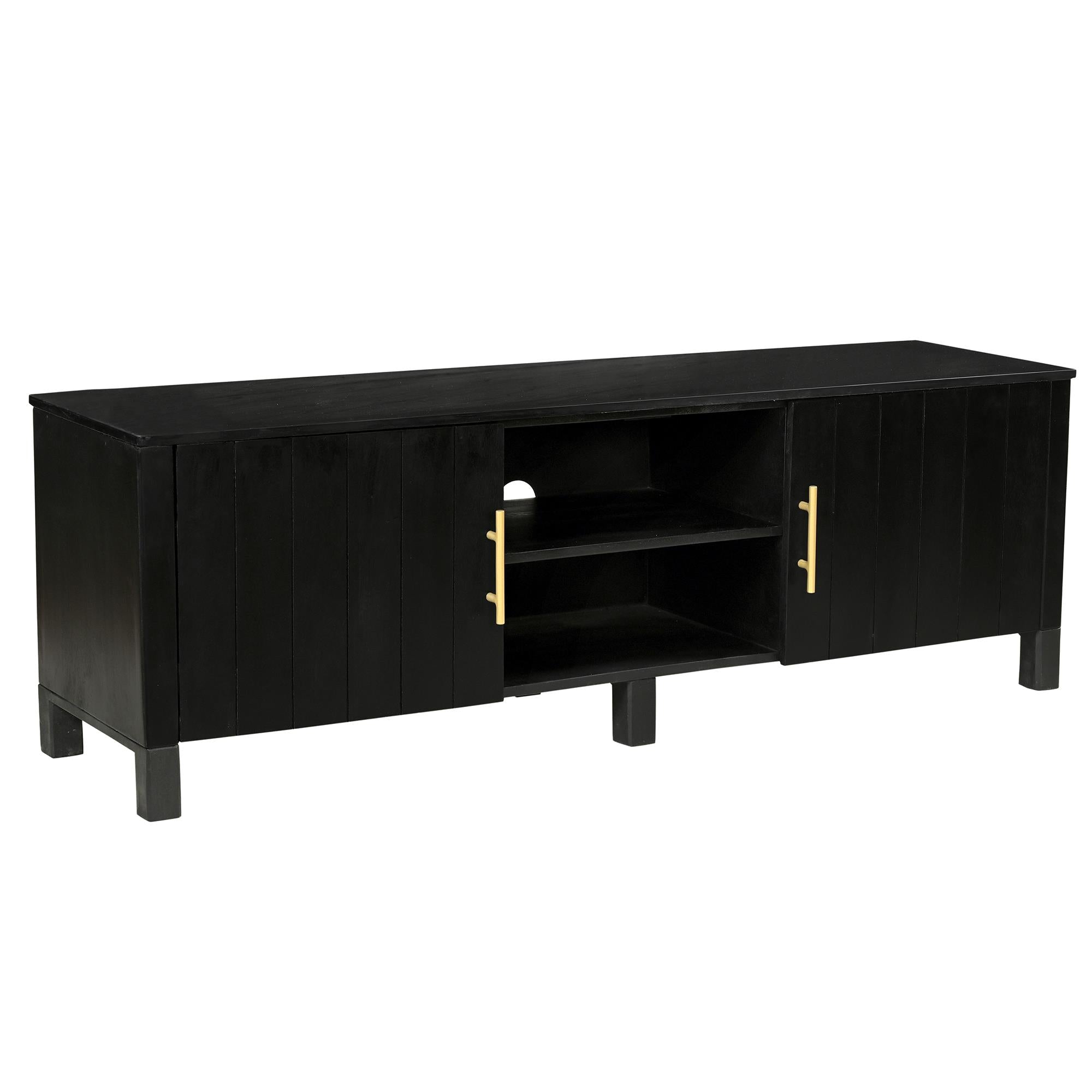 !nspire Camden 506-844BLK_MED Media Cabinet - Black IMAGE 1