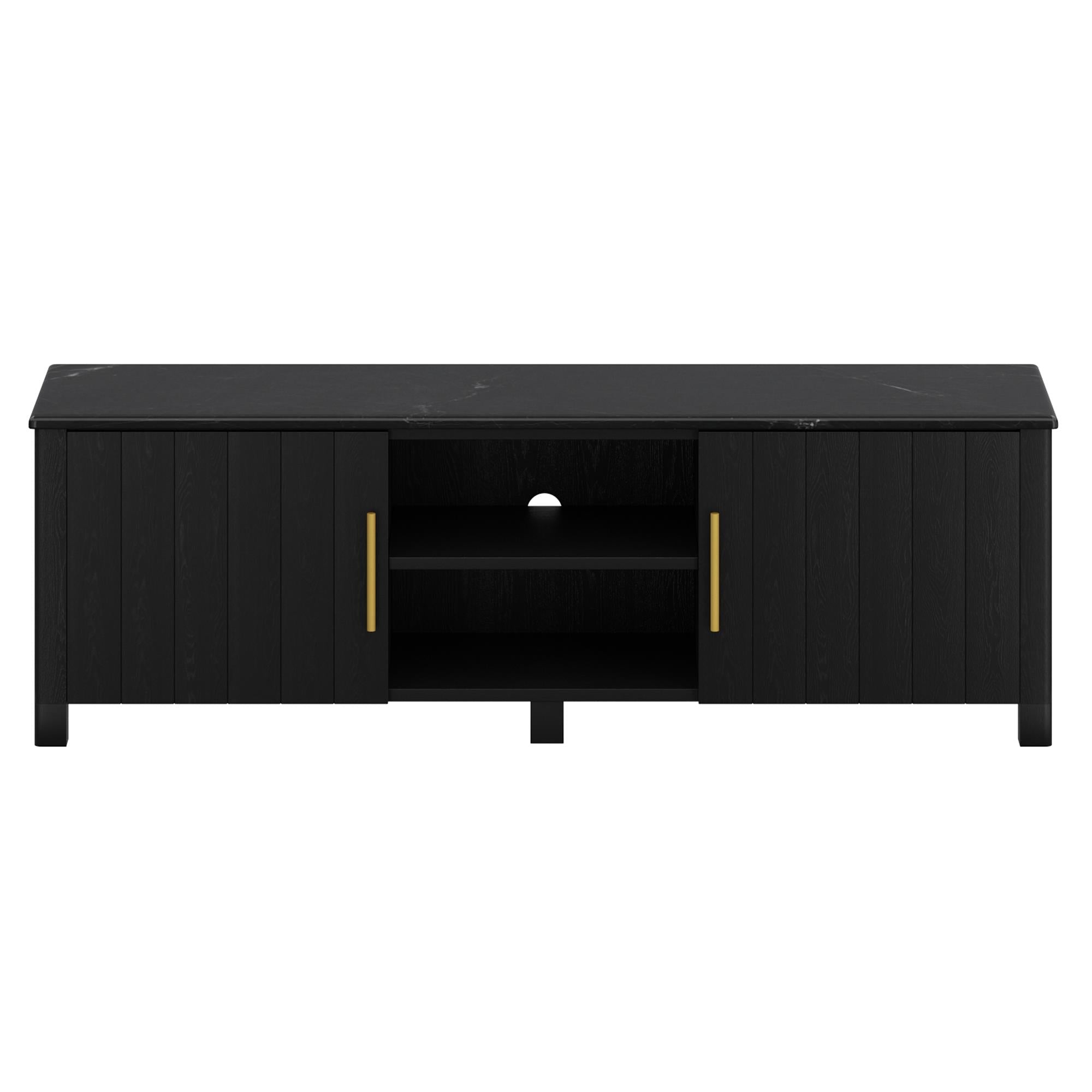 !nspire Camden 506-844BLK_MED Media Cabinet - Black IMAGE 5