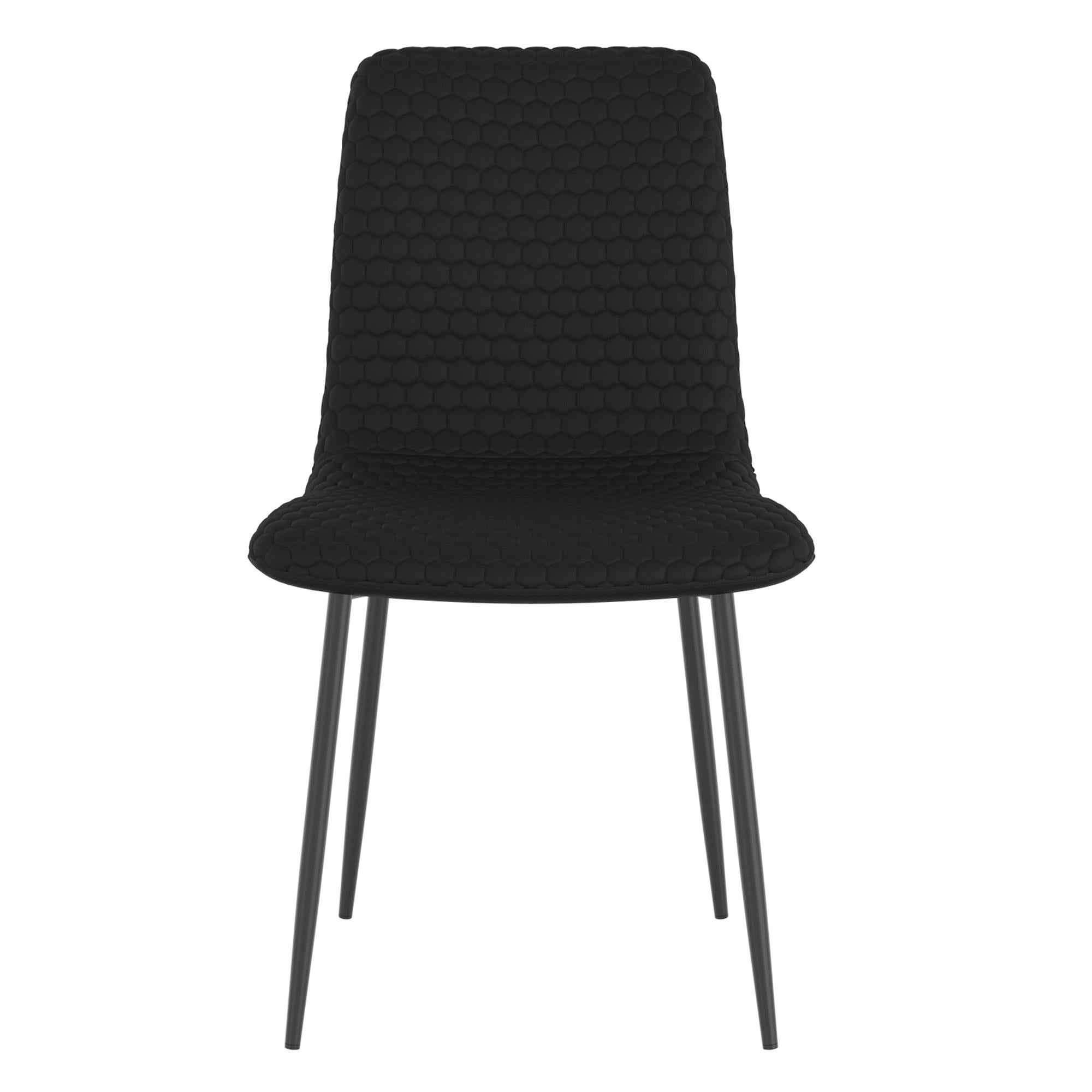 Worldwide Home Furnishings Conrad/Brixx 207-863BLK_083BLK 5 pc Dining Set - Black with Black Chair IMAGE 10