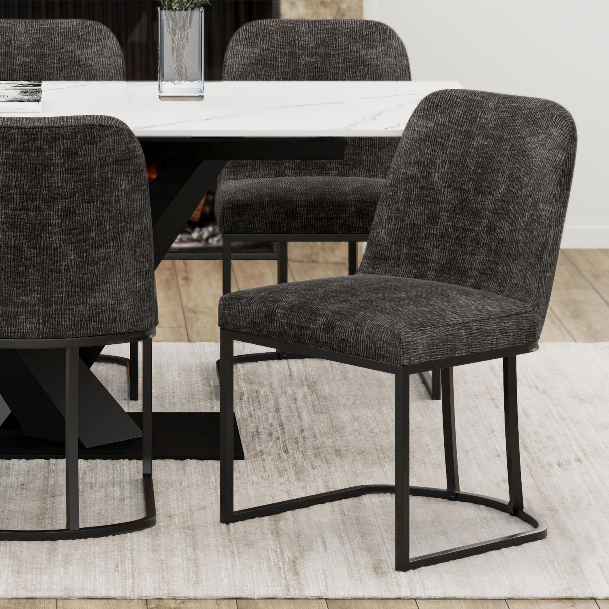 !nspire Dario 202-271CH Dining Chair - Charcoal IMAGE 2